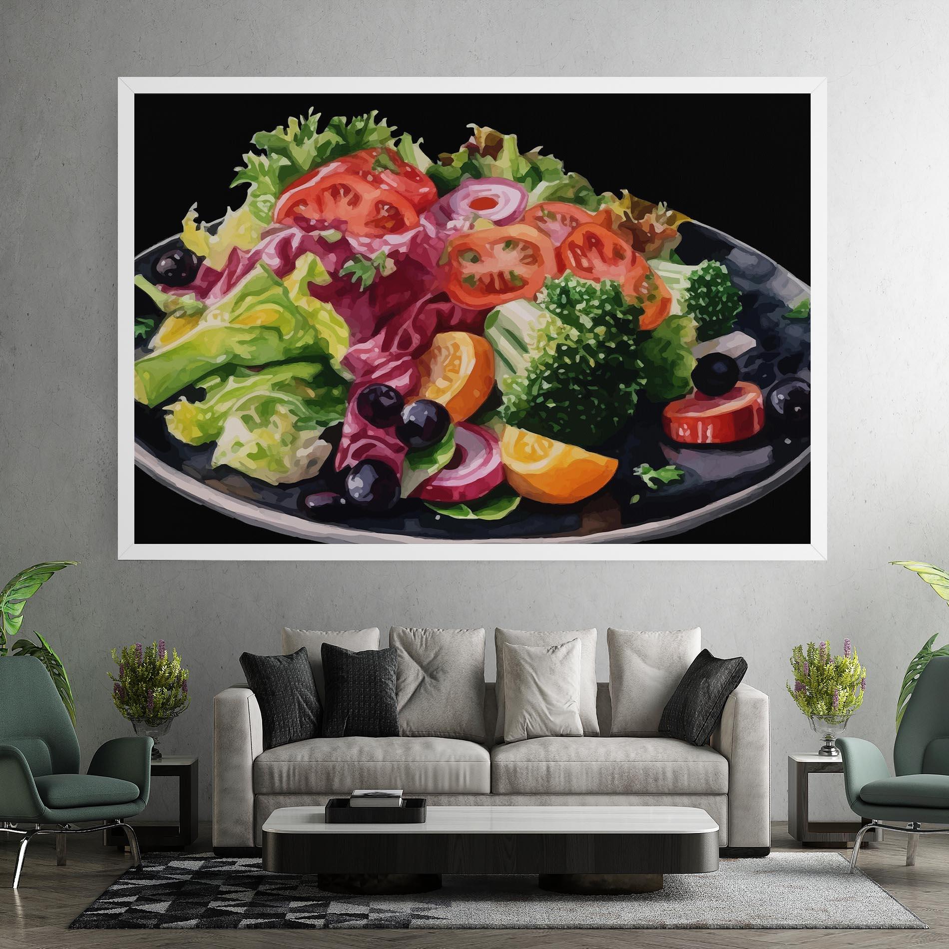 Leinwandbild Healthy Tomato Food mockup 7