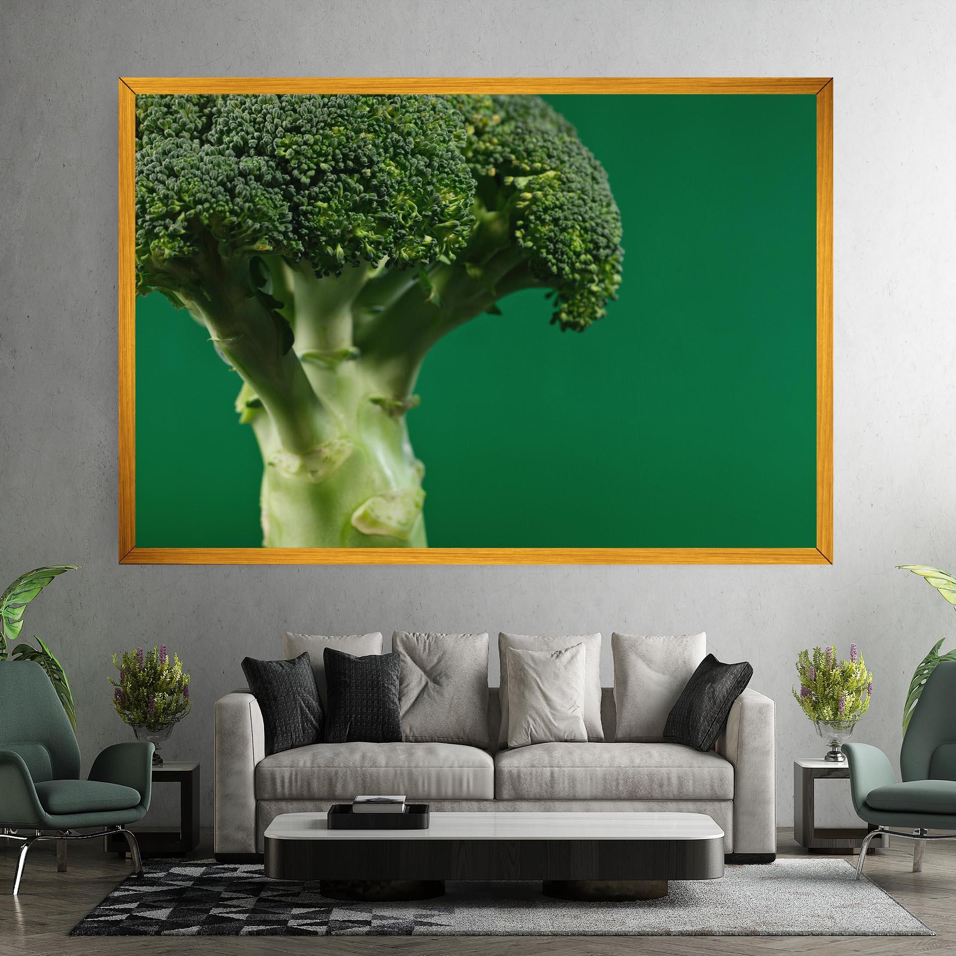 Leinwandbild Broccoli mockup 7