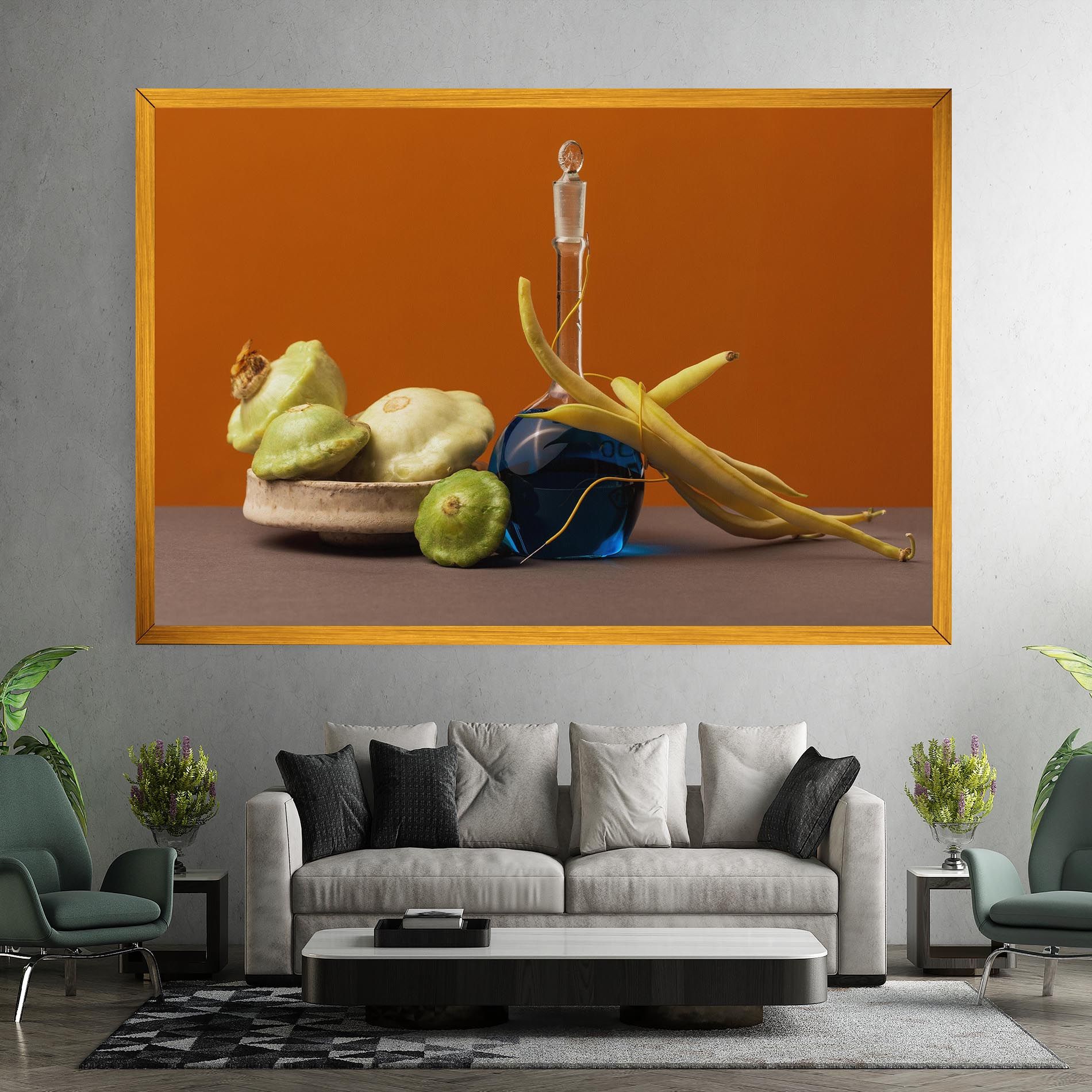 Vegetables Blue Liquid mockup 7