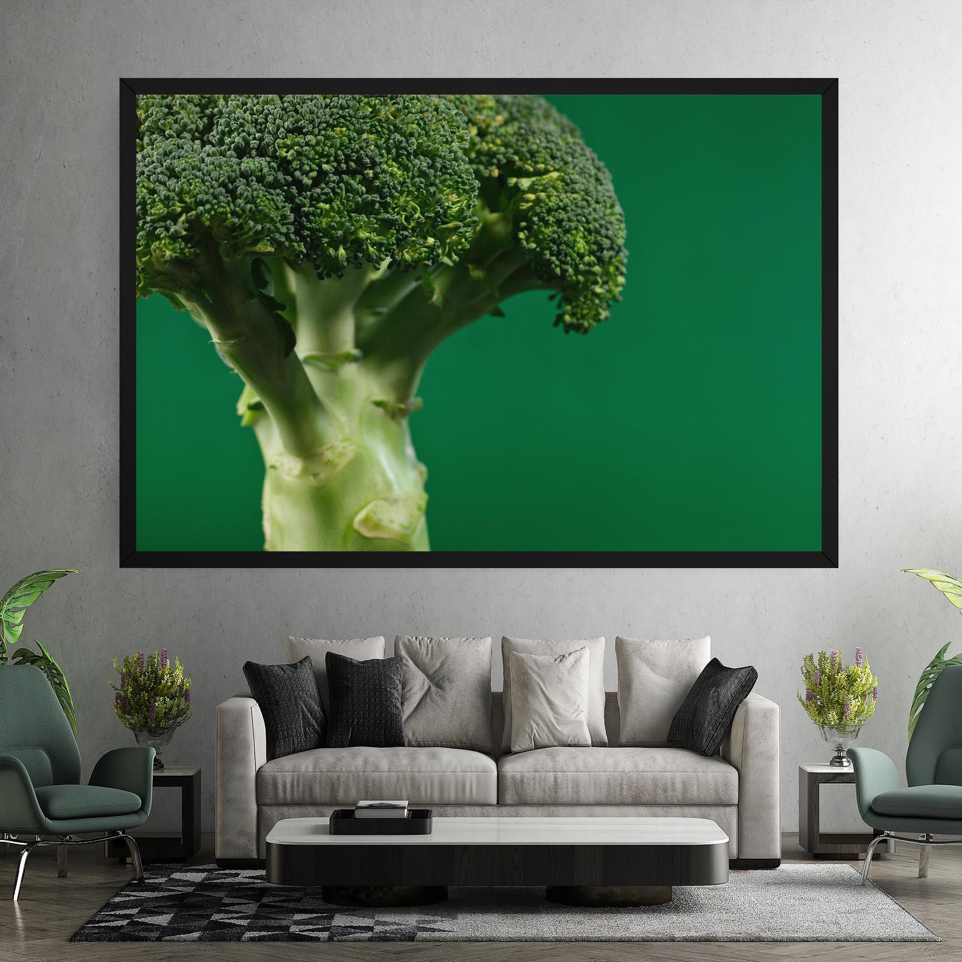 Leinwandbild Broccoli mockup 7