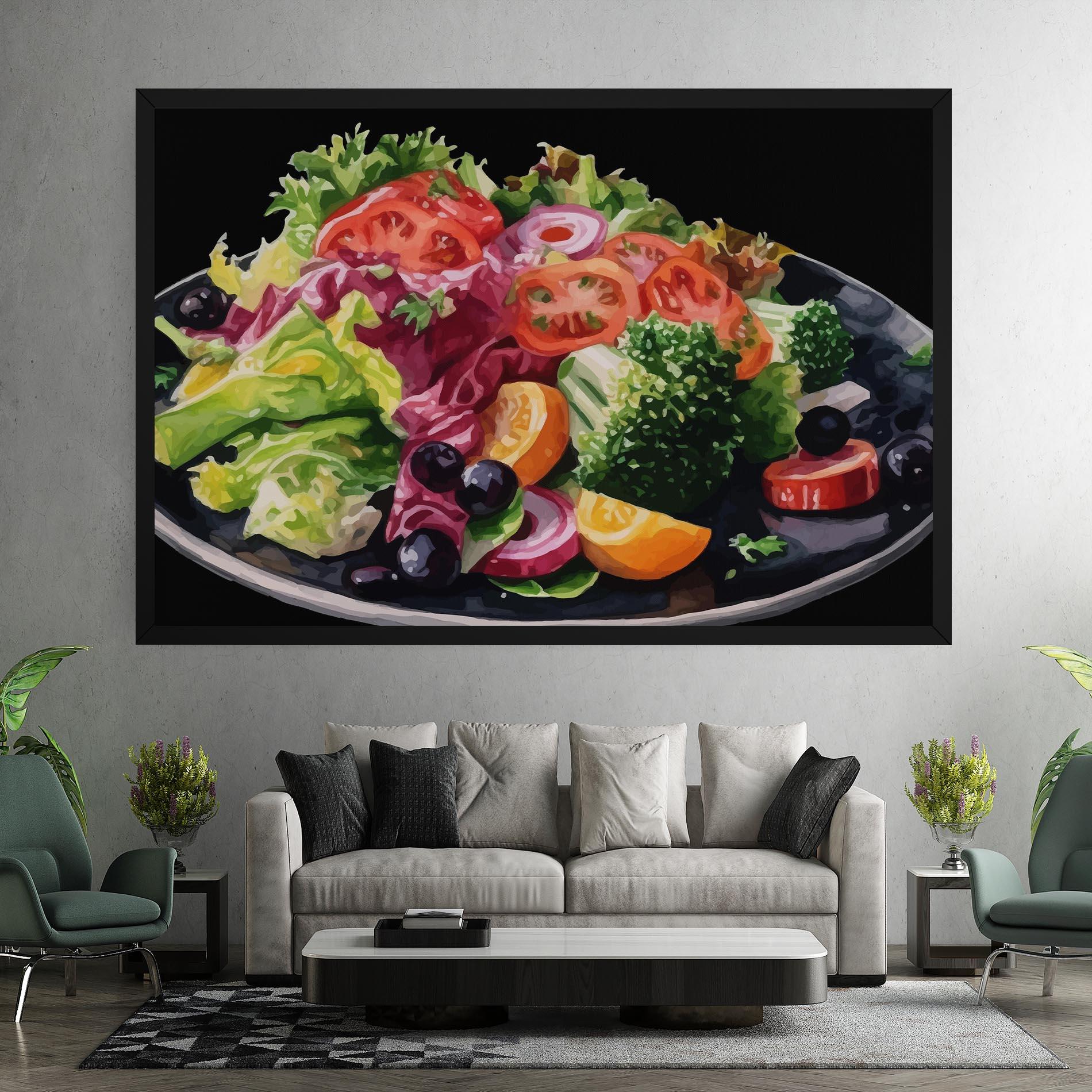 Leinwandbild Healthy Tomato Food mockup 7