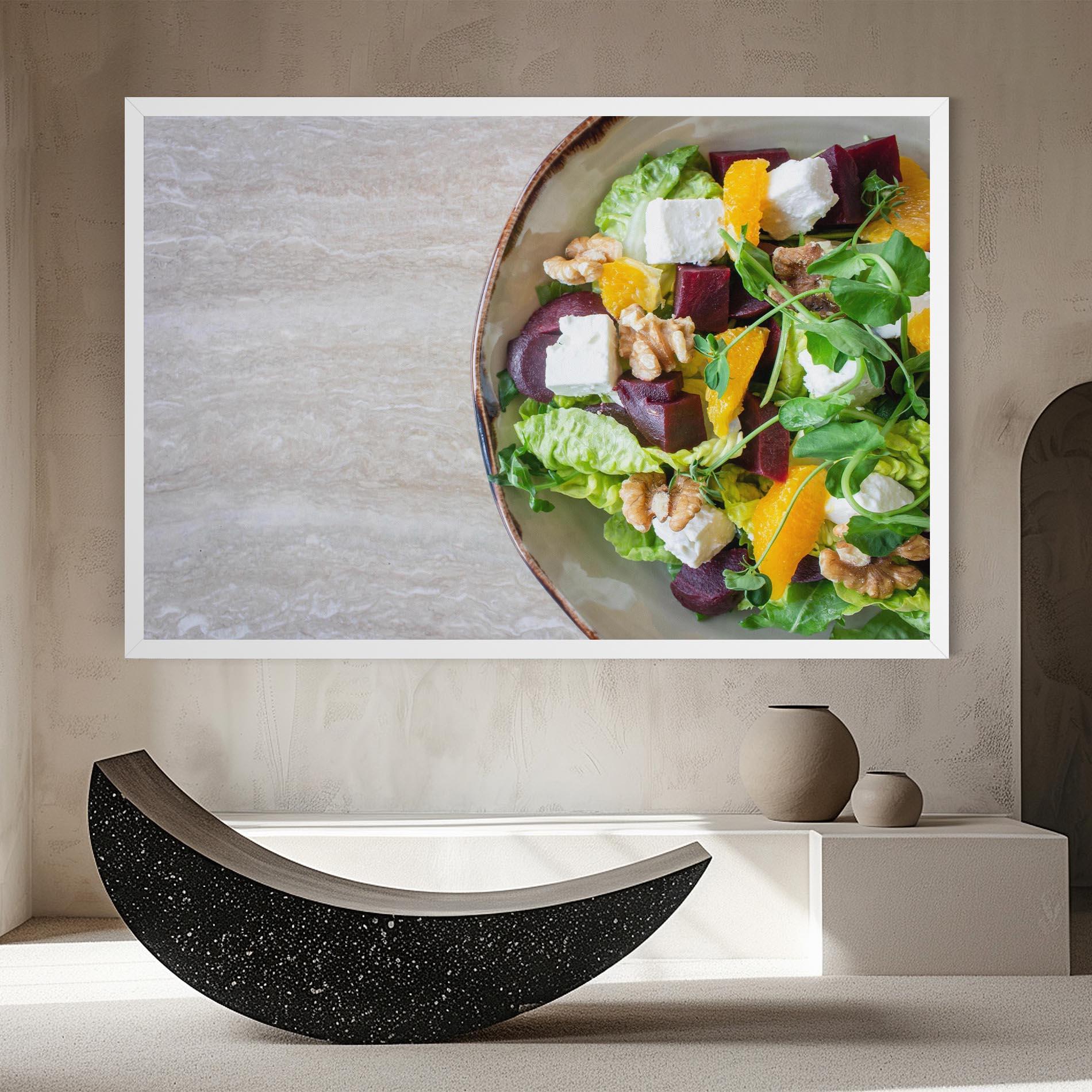 Leinwandbild Delicious Salad mockup 8