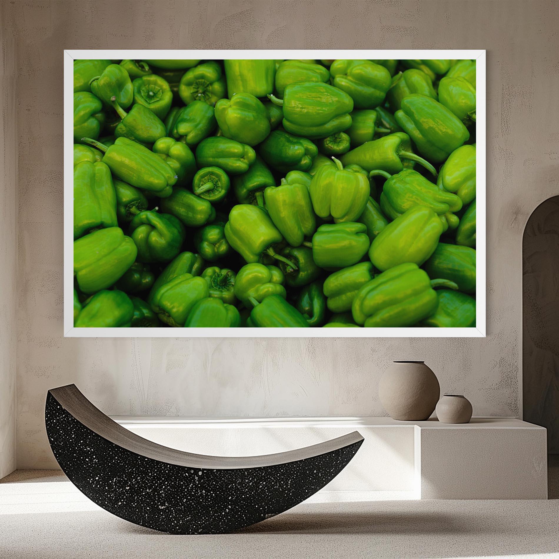 Leinwandbild Green Bellpepper mockup 8
