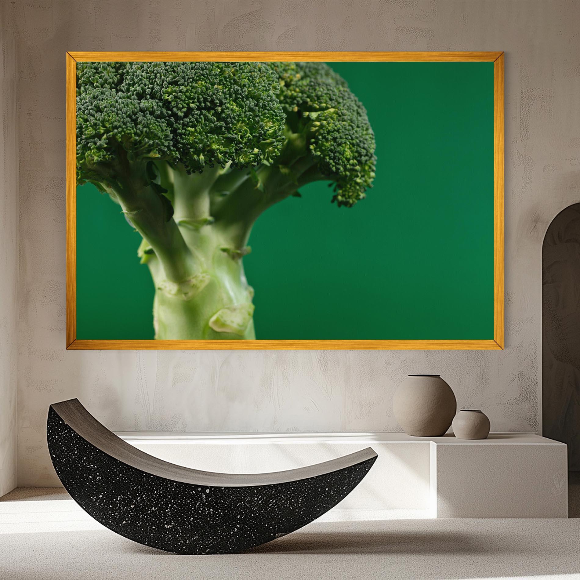 Leinwandbild Broccoli mockup 8