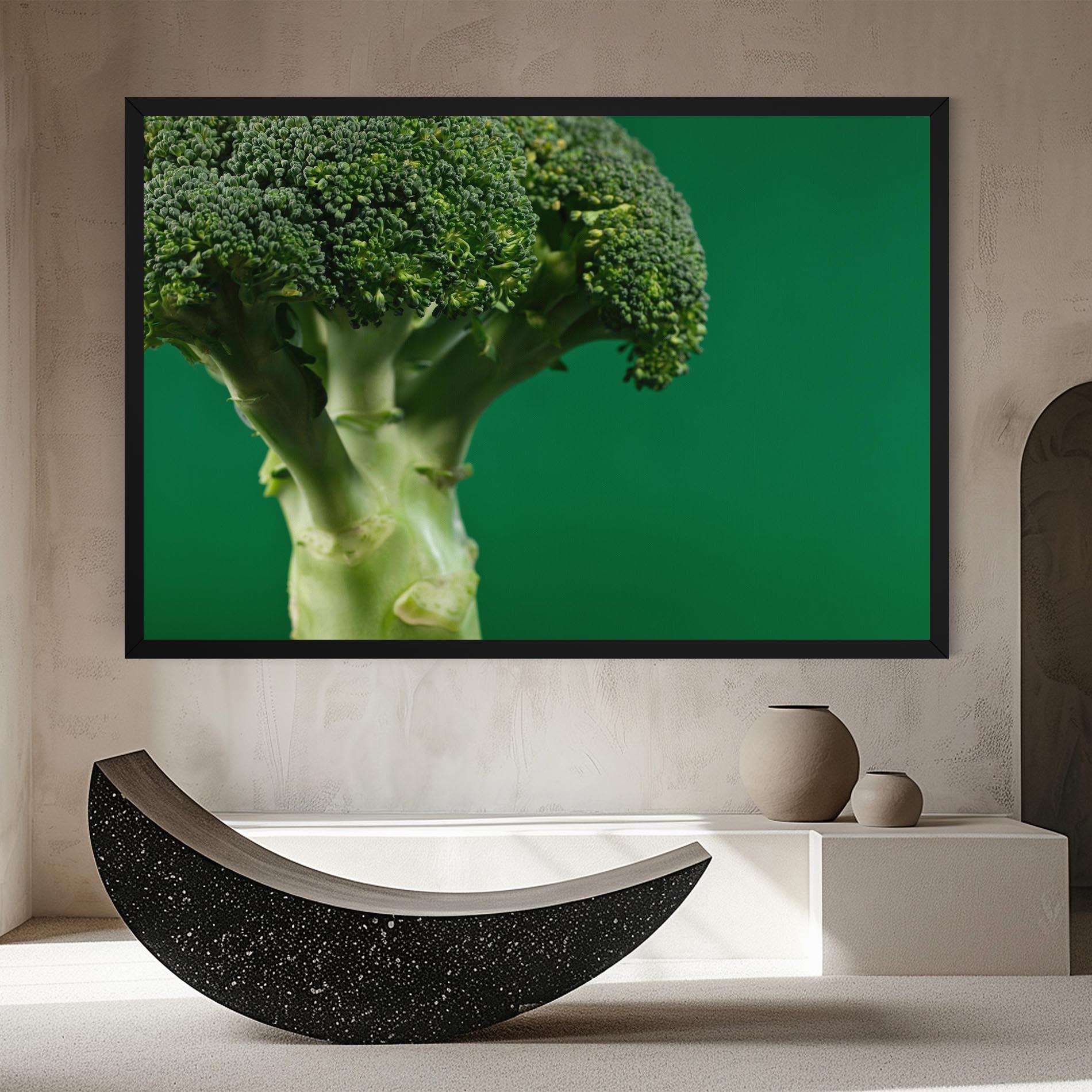 Leinwandbild Broccoli mockup 8