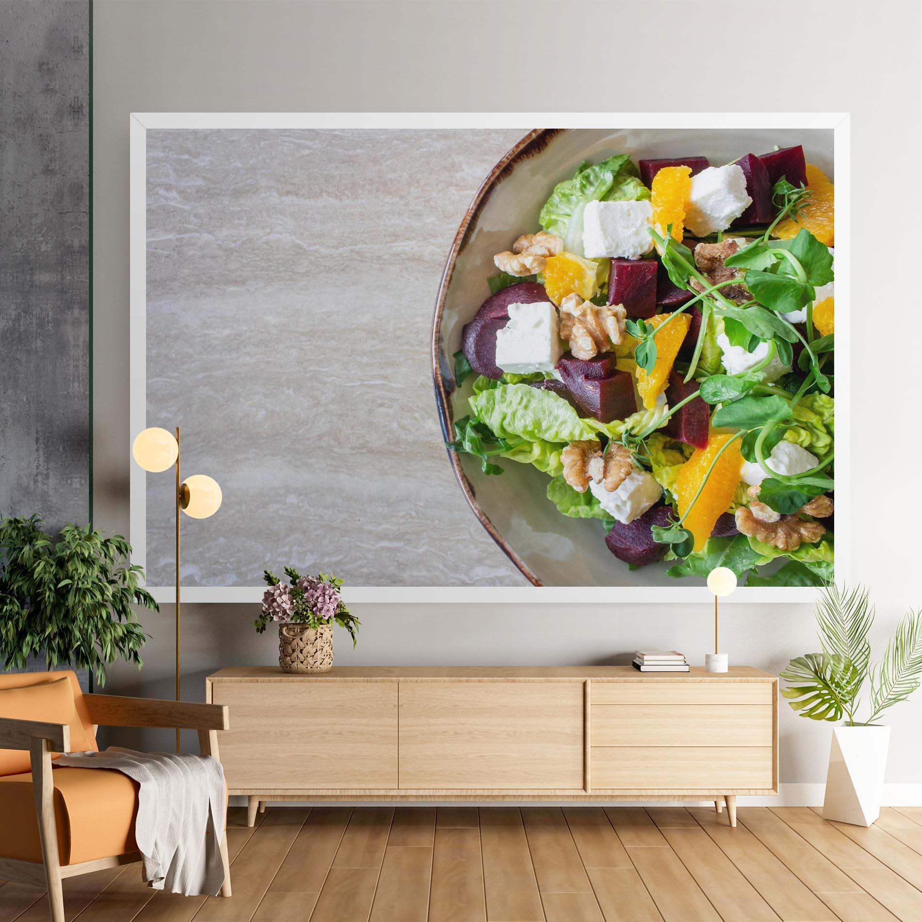 Leinwandbild Delicious Salad mockup 9