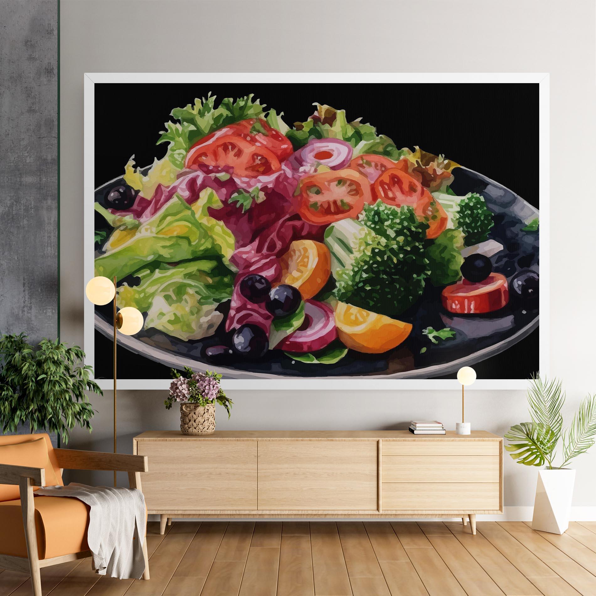 Leinwandbild Healthy Tomato Food mockup 9