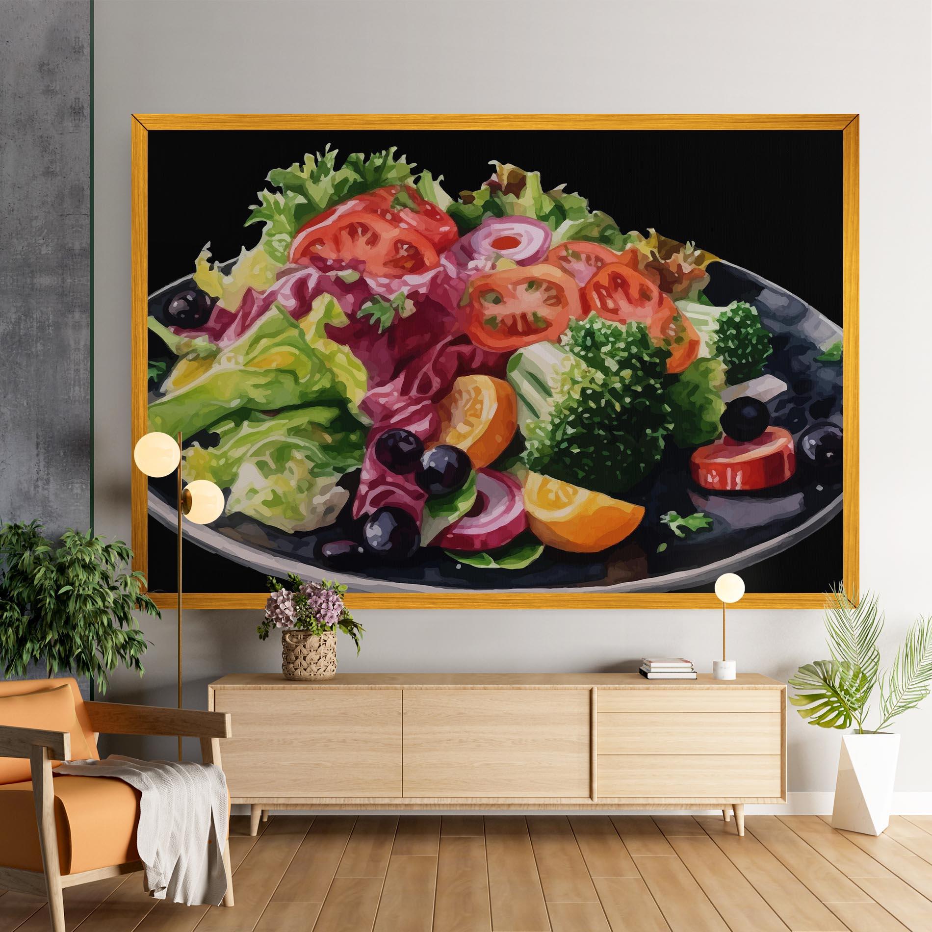 Leinwandbild Healthy Tomato Food mockup 9