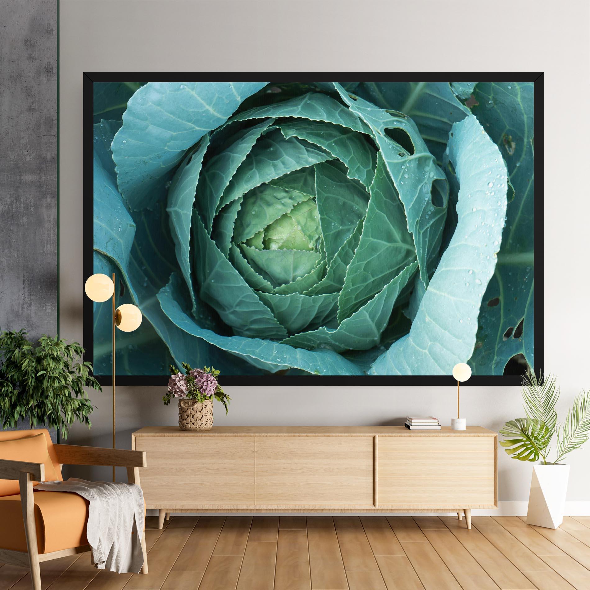 Leinwandbild Blue Lettuce mockup 9
