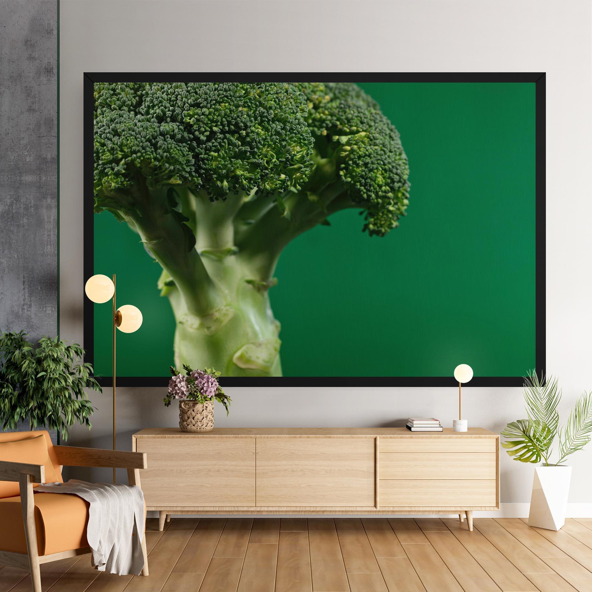 Leinwandbild Broccoli mockup 9