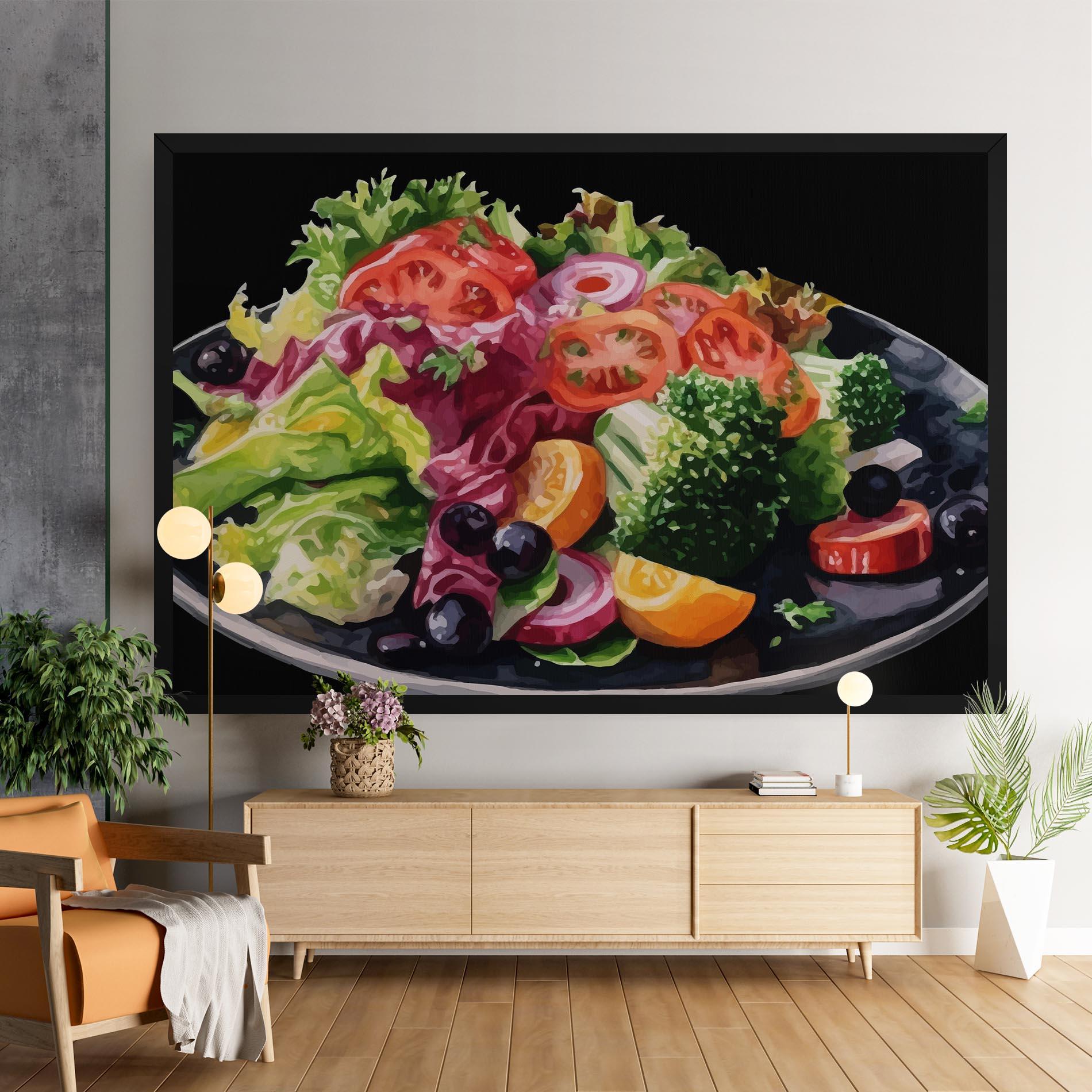 Leinwandbild Healthy Tomato Food mockup 9