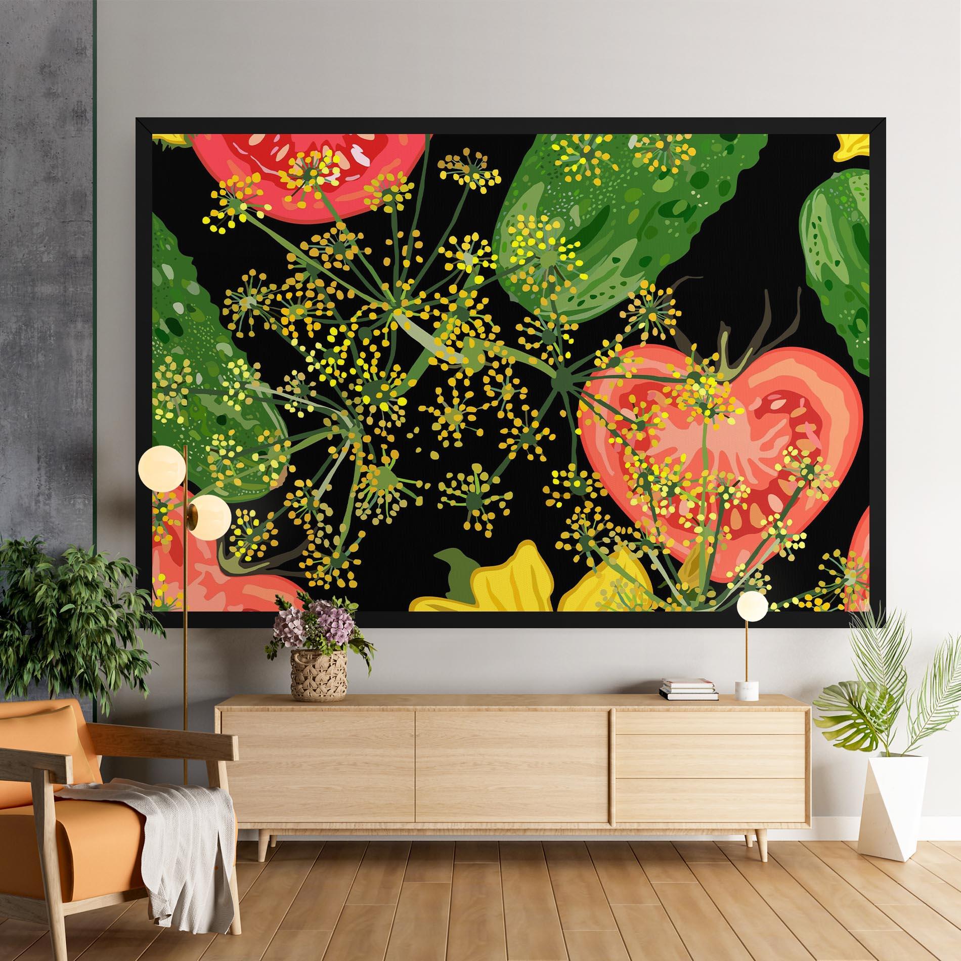 Leinwandbild Heart Tomato mockup 9