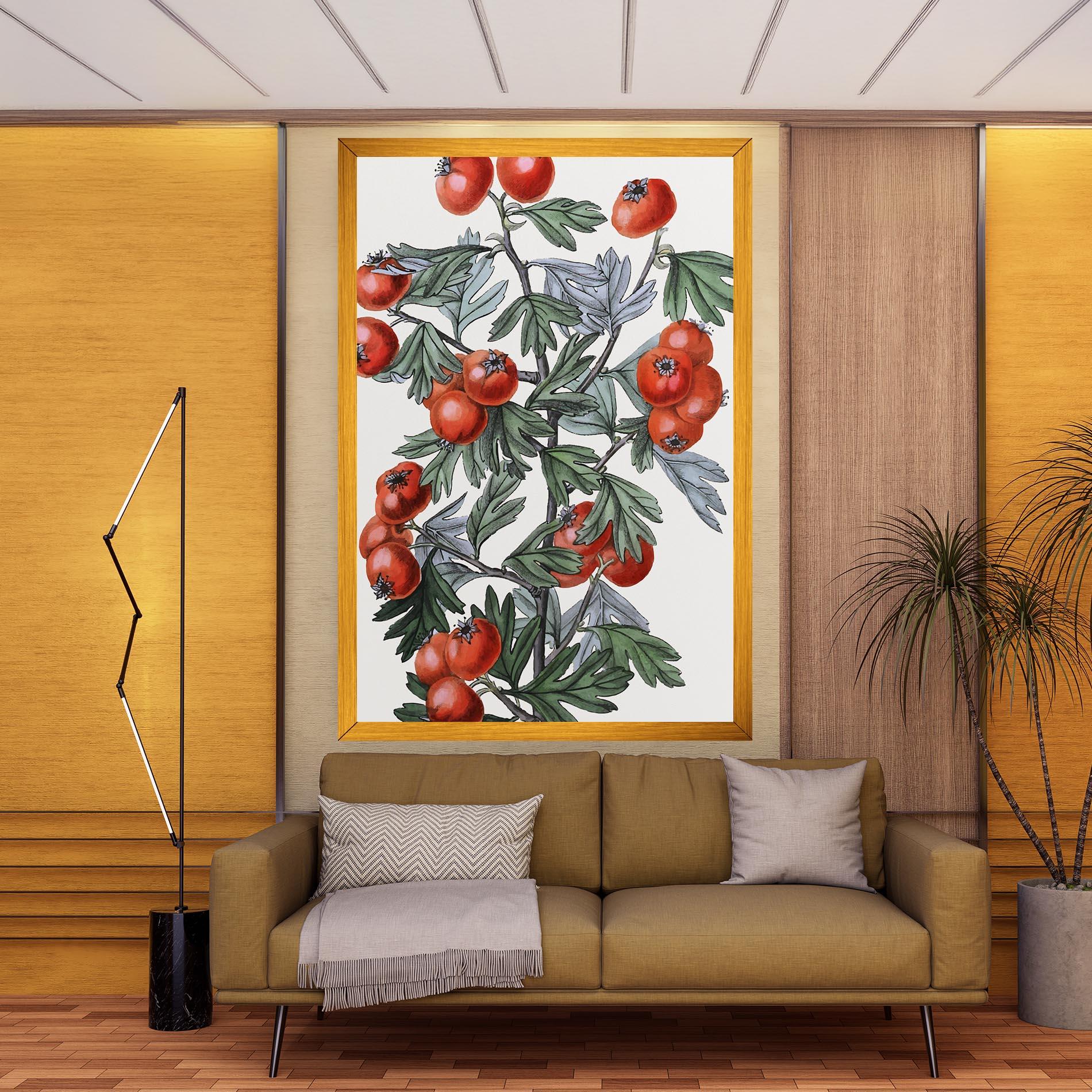 Leinwandbild Cherry Drawing mockup 9