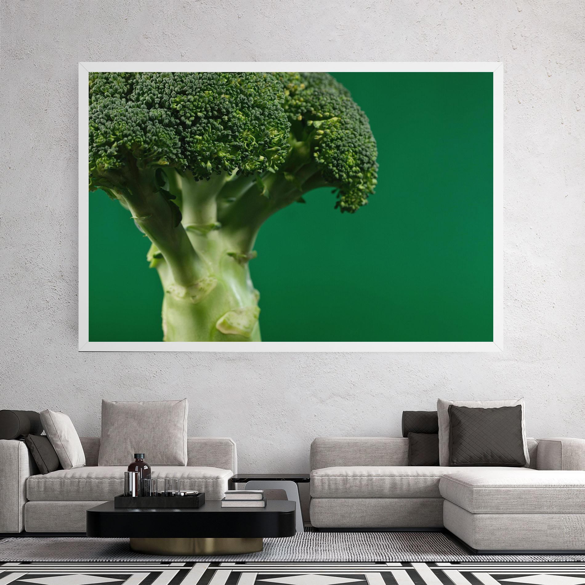Leinwandbild Broccoli mockup 2