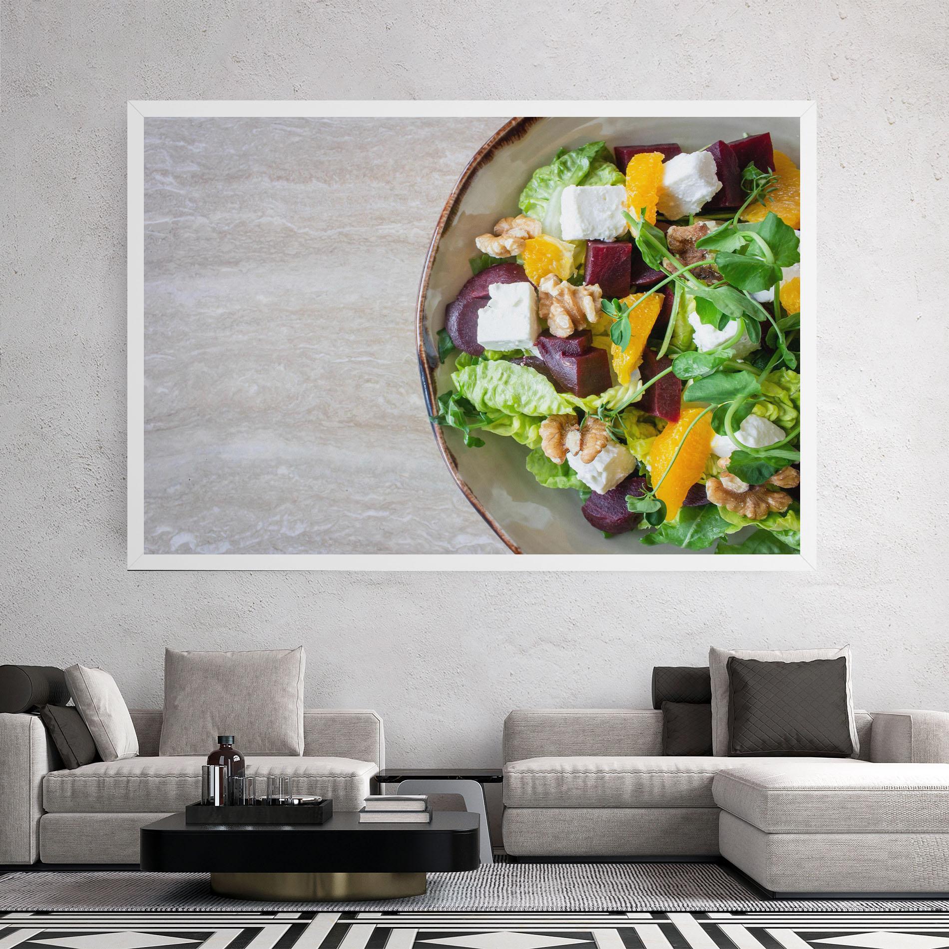 Leinwandbild Delicious Salad mockup 2