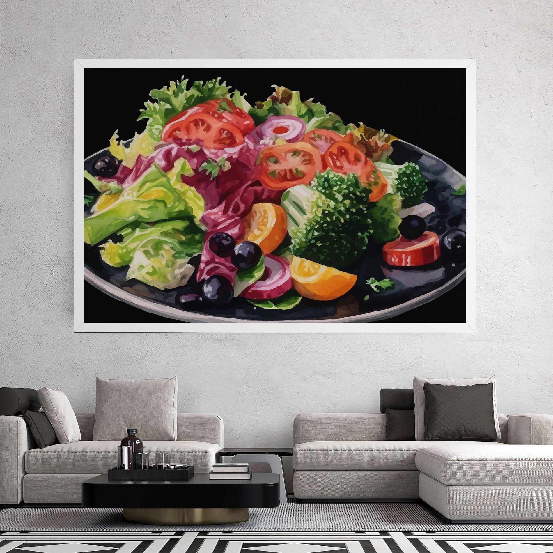Leinwandbild Healthy Tomato Food mockup 2