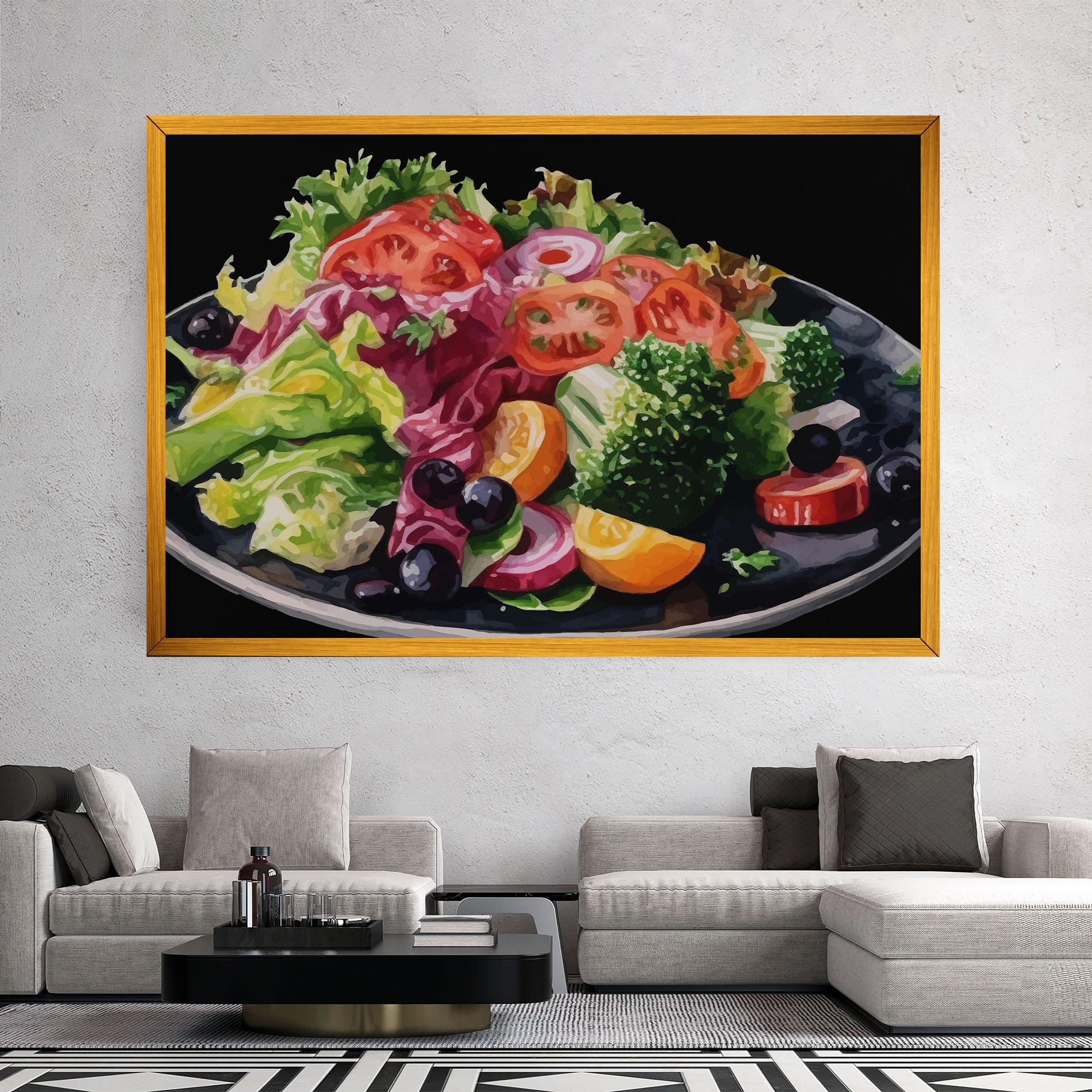Leinwandbild Healthy Tomato Food mockup 2