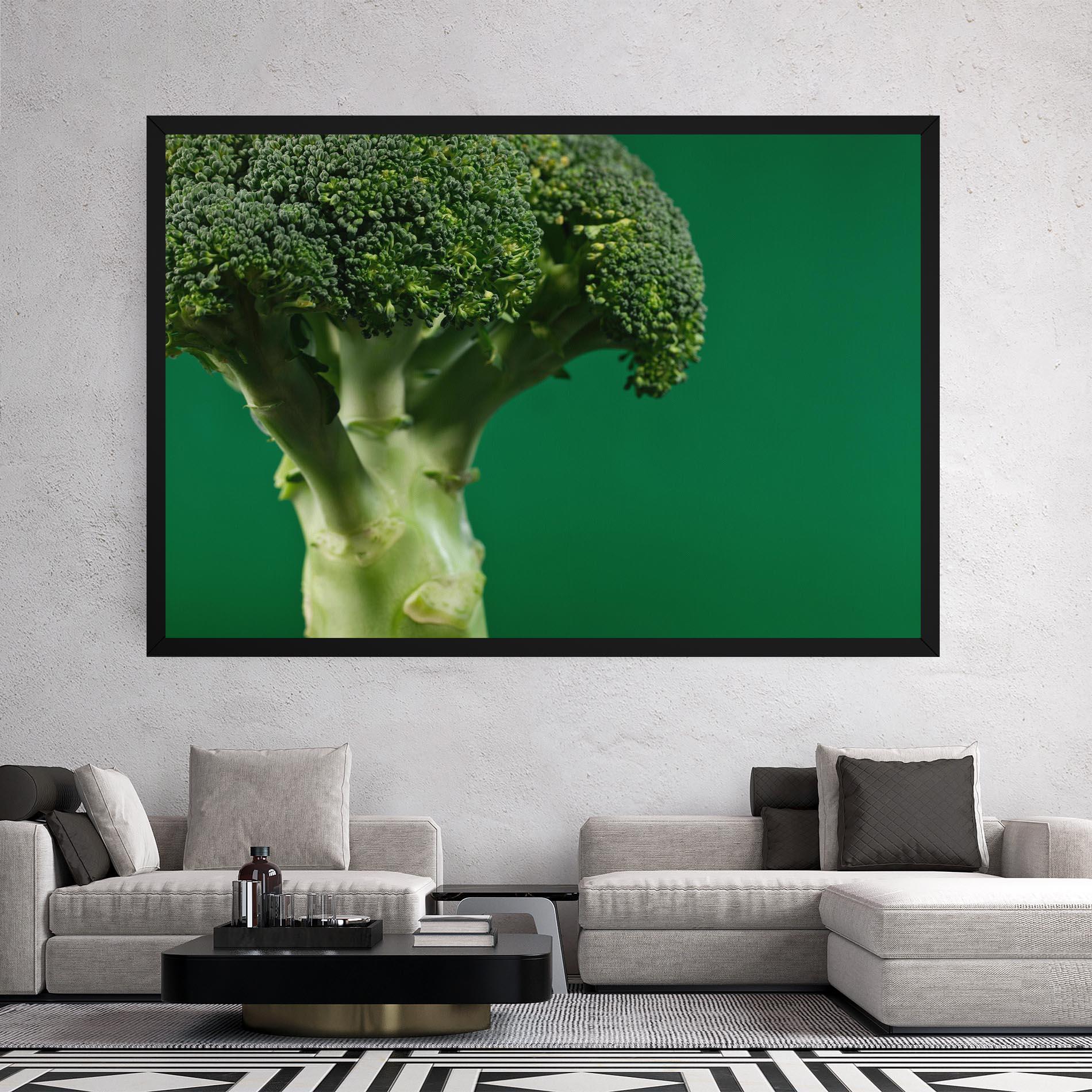 Leinwandbild Broccoli mockup 2