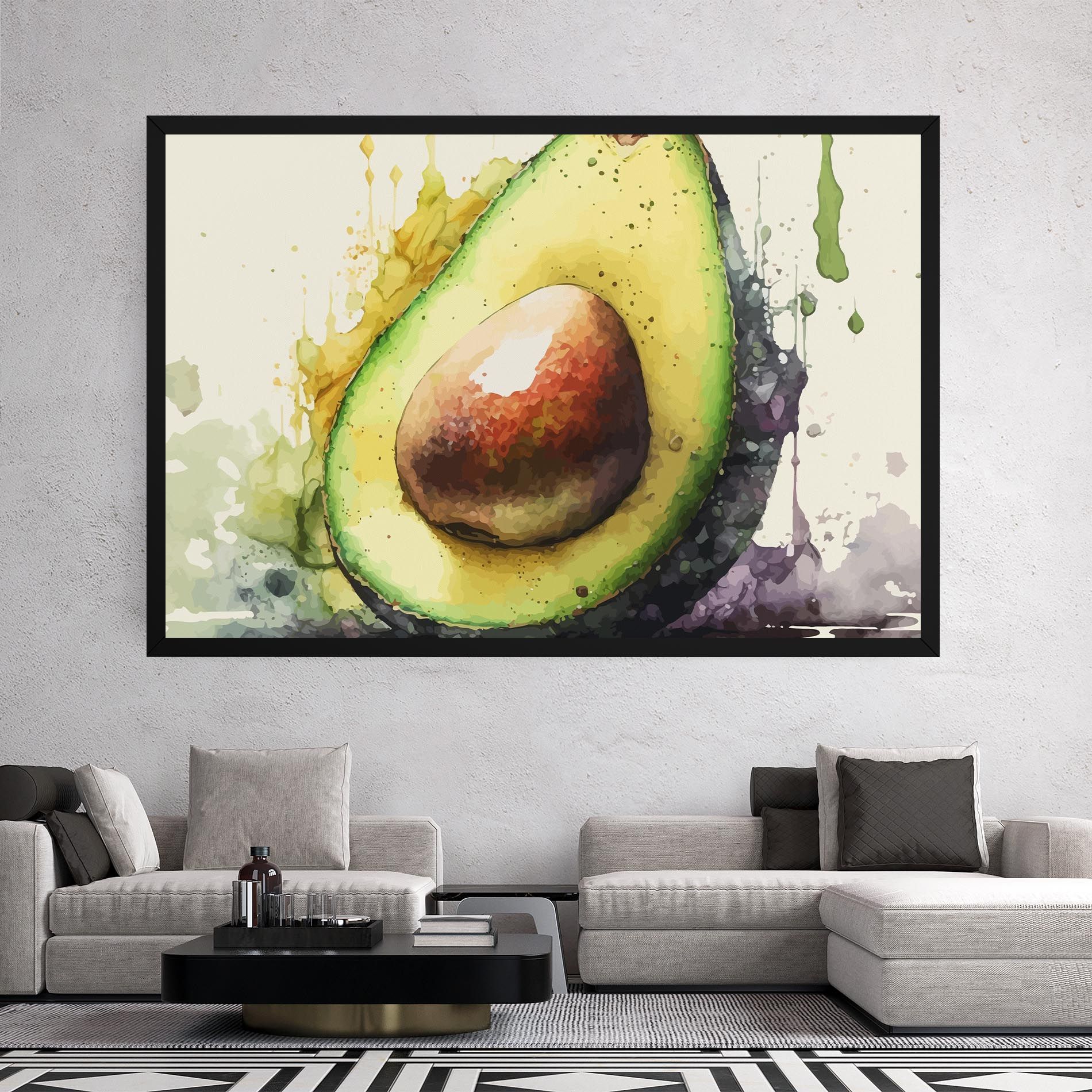 Green Avocado Art mockup 2