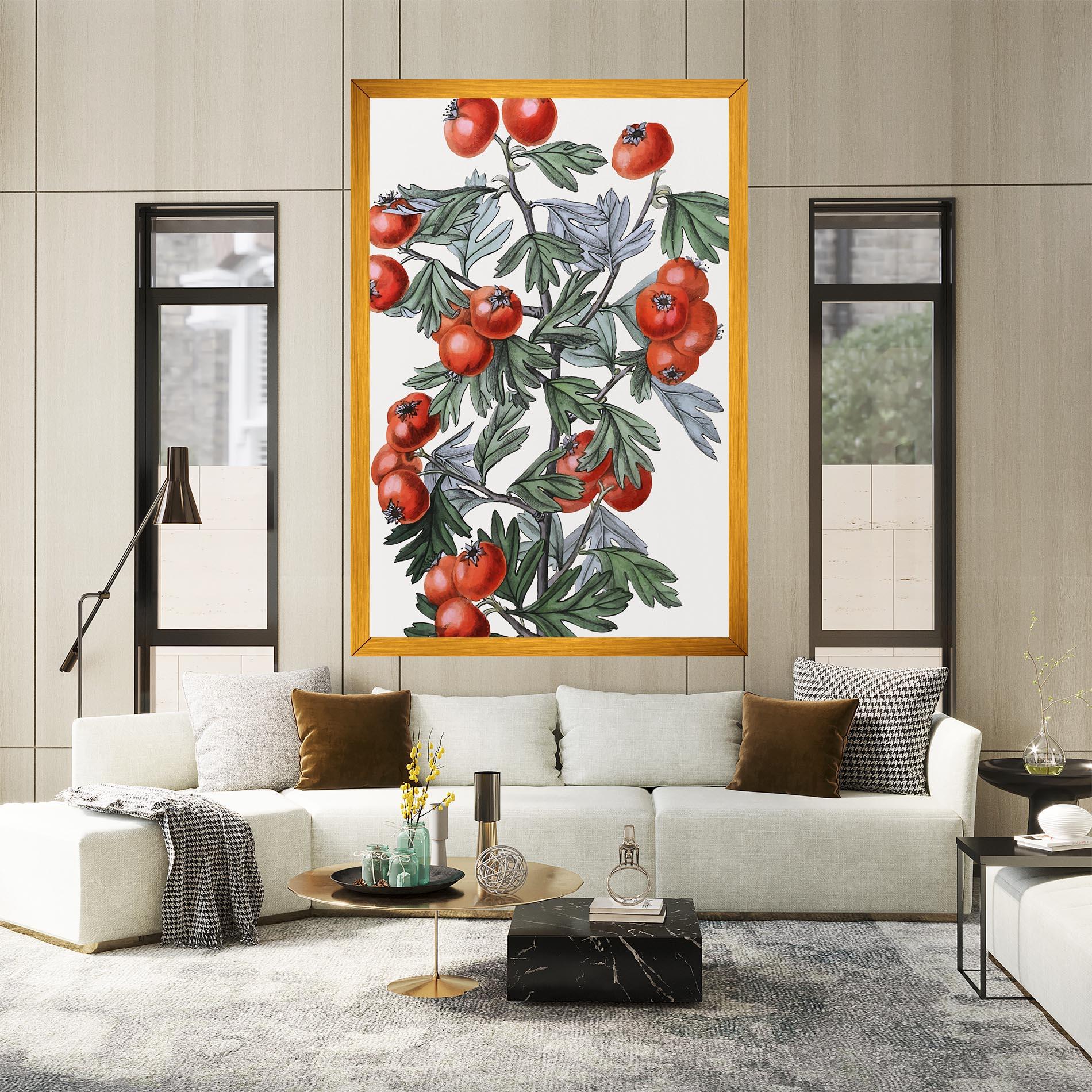Leinwandbild Cherry Drawing mockup 2