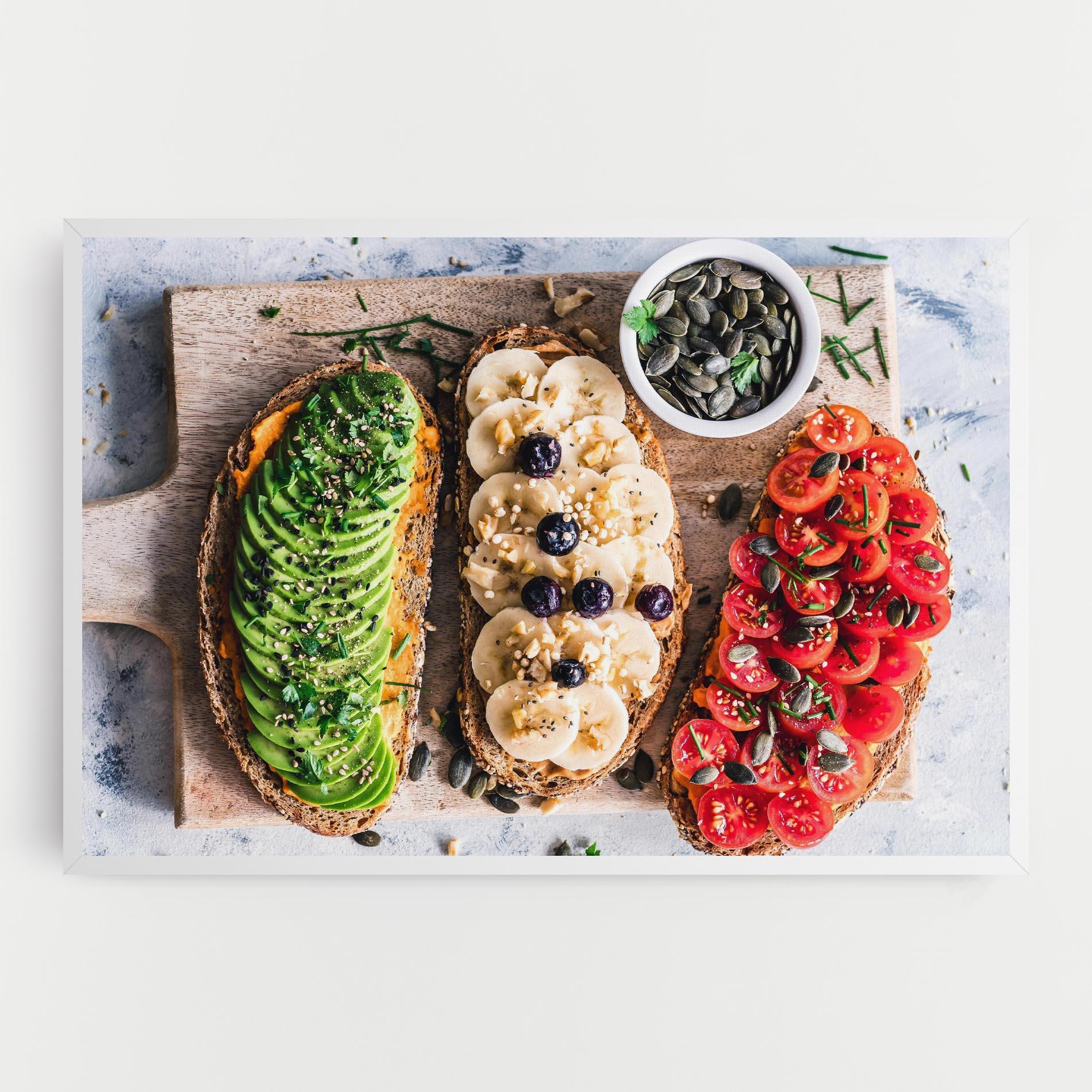 Leinwandbild Breakfast mockup 0