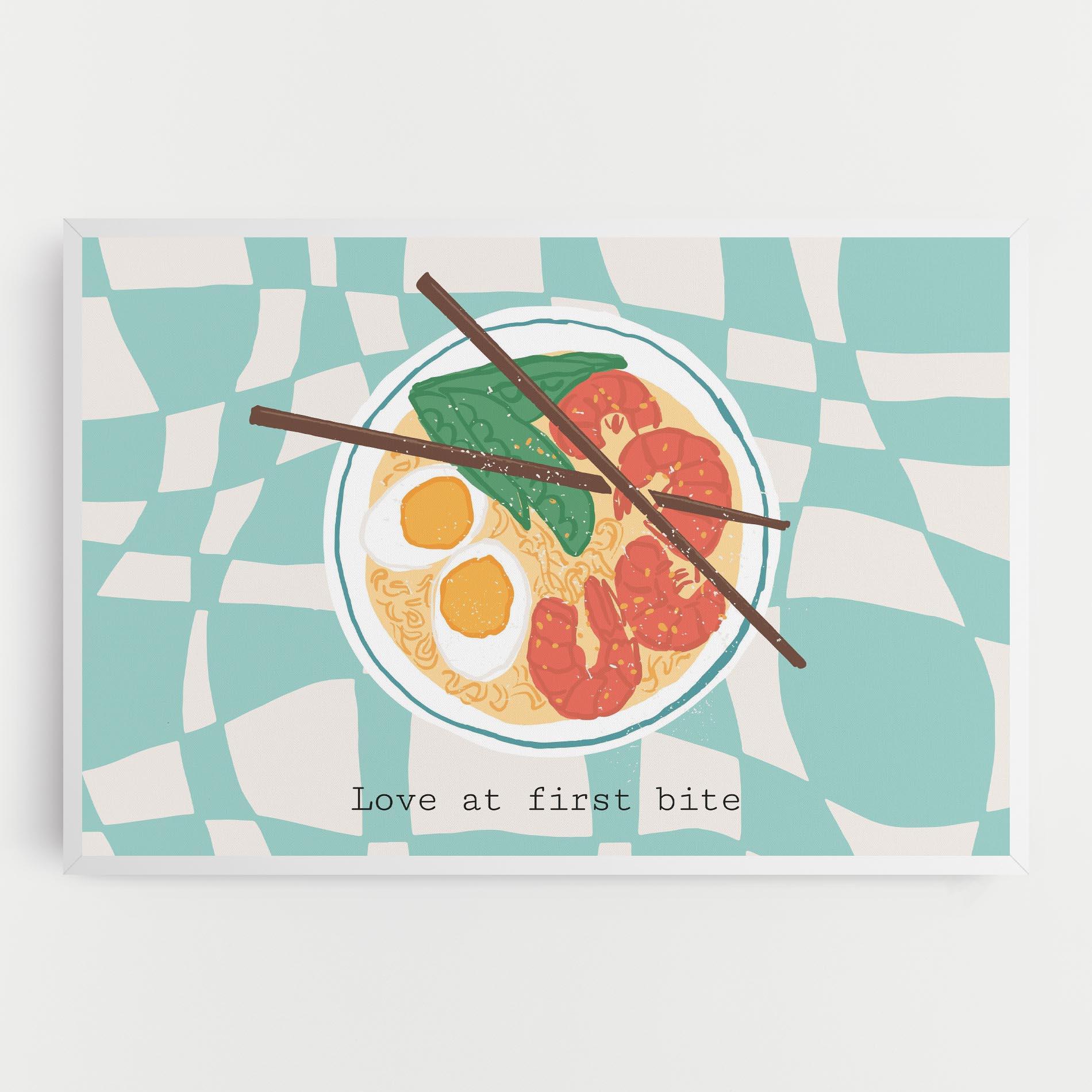 Leinwandbild Food Love mockup 0