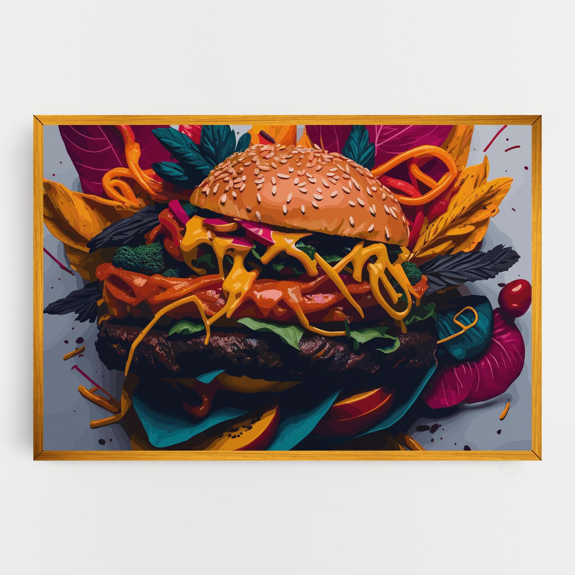 Burger Mustard mockup 0