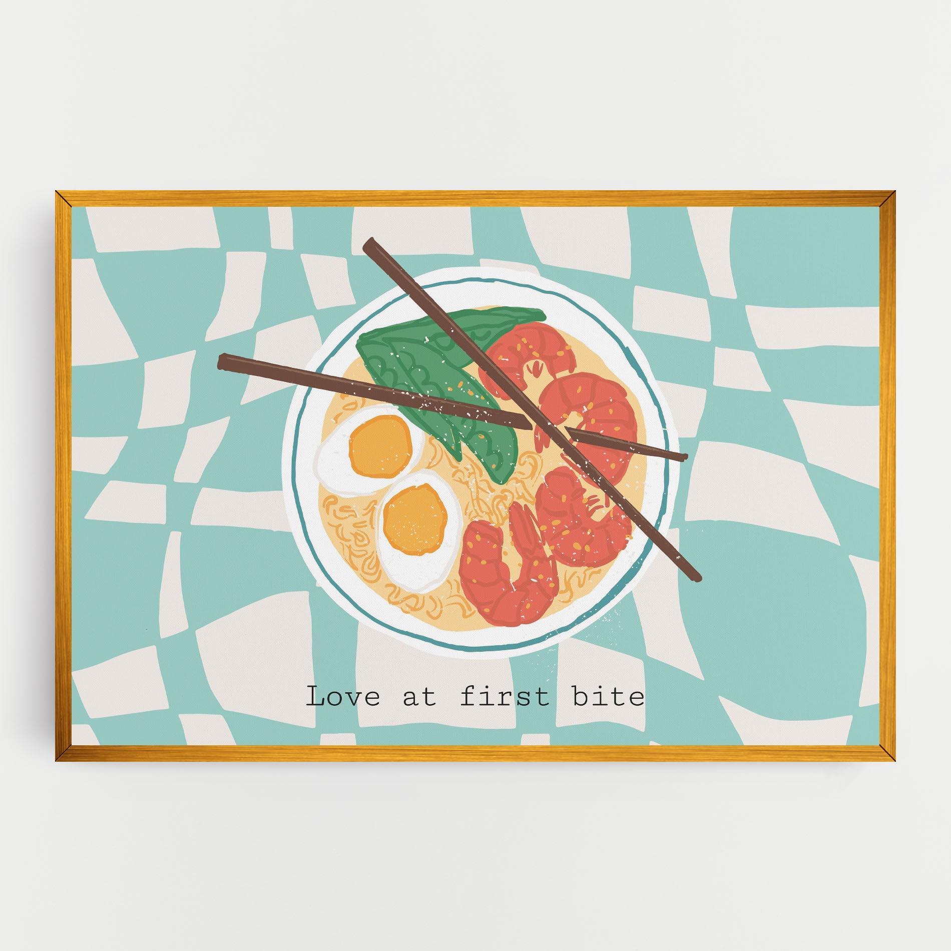 Leinwandbild Food Love mockup 0