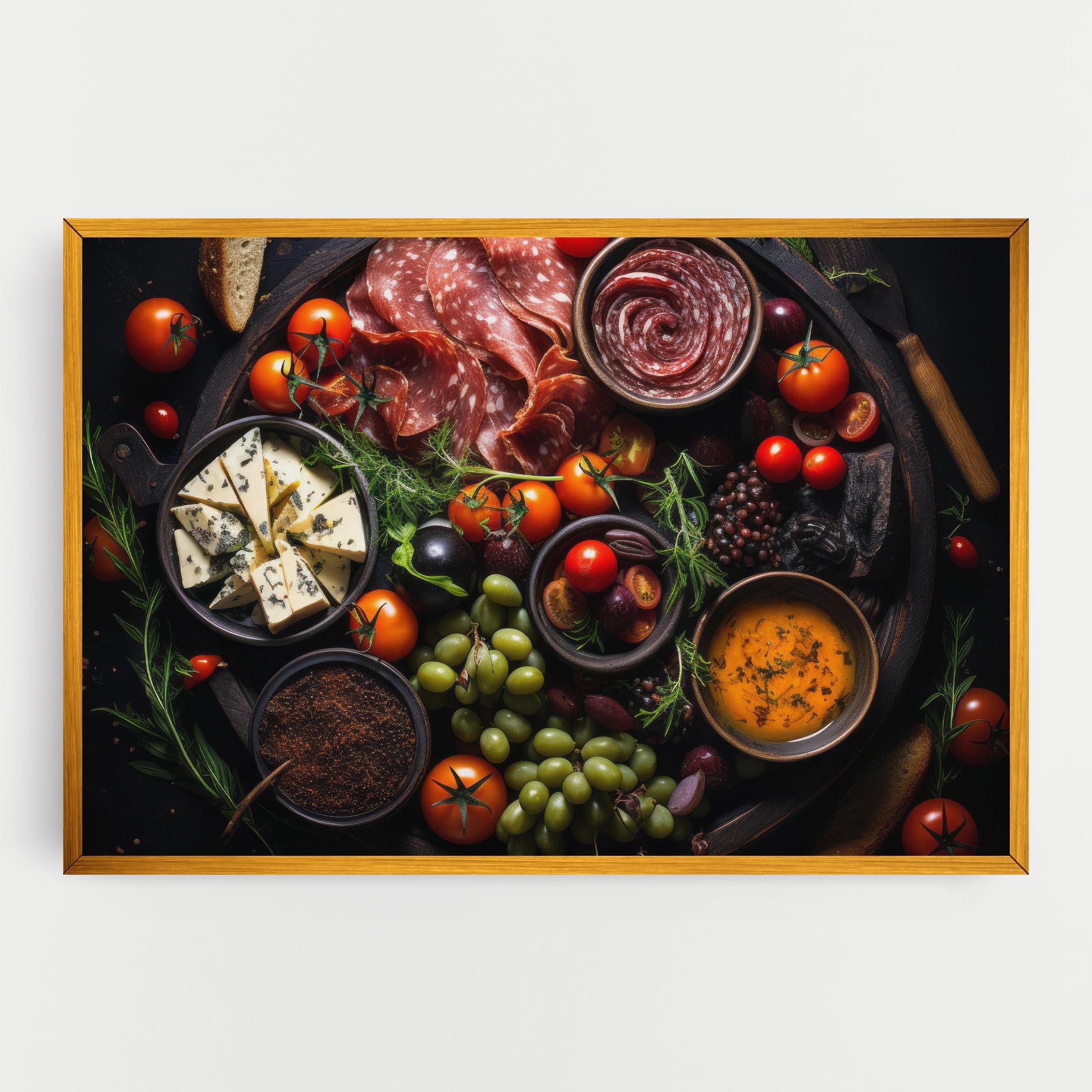 Leinwandbild Meats Assortment mockup 0