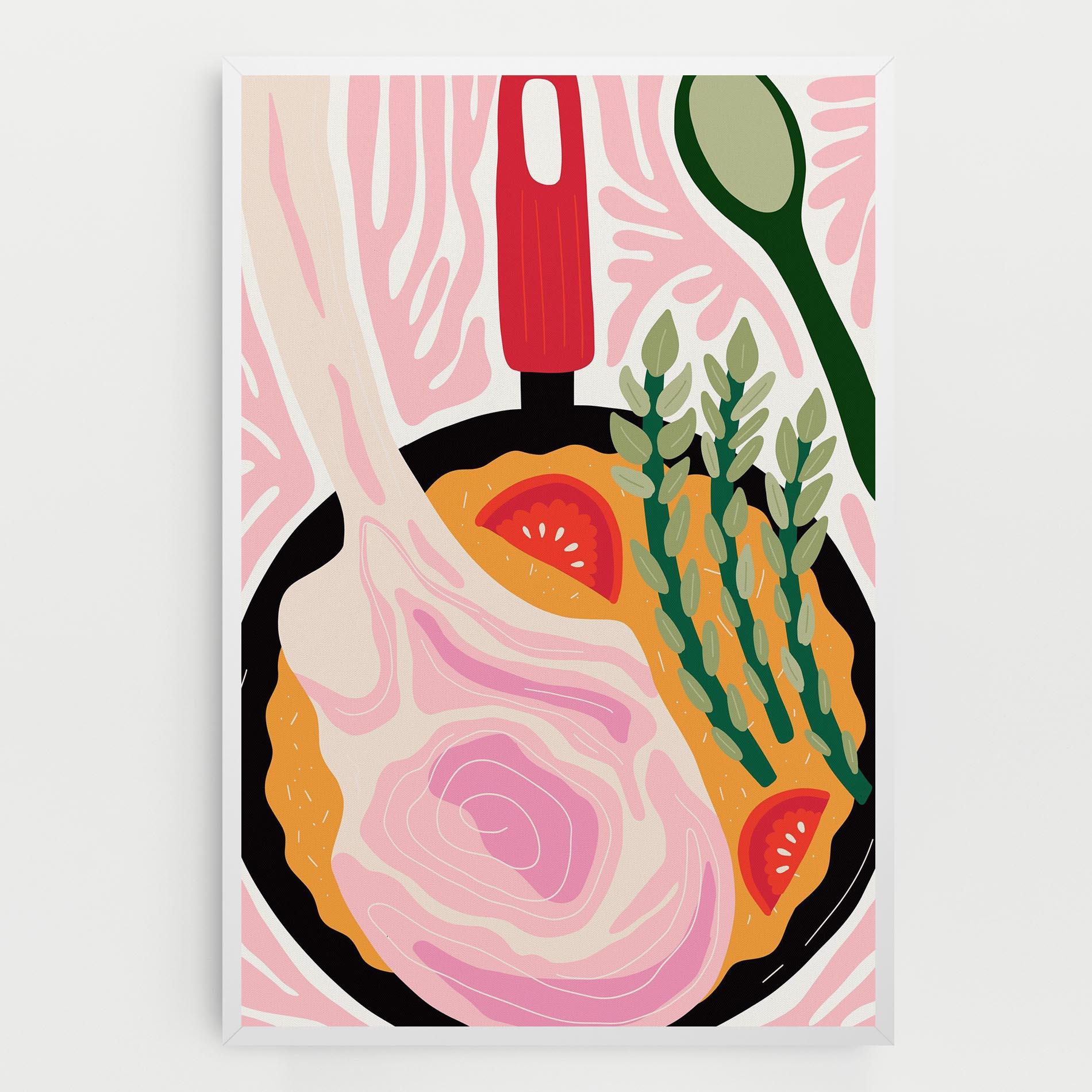 Leinwandbild Cooking mockup 0