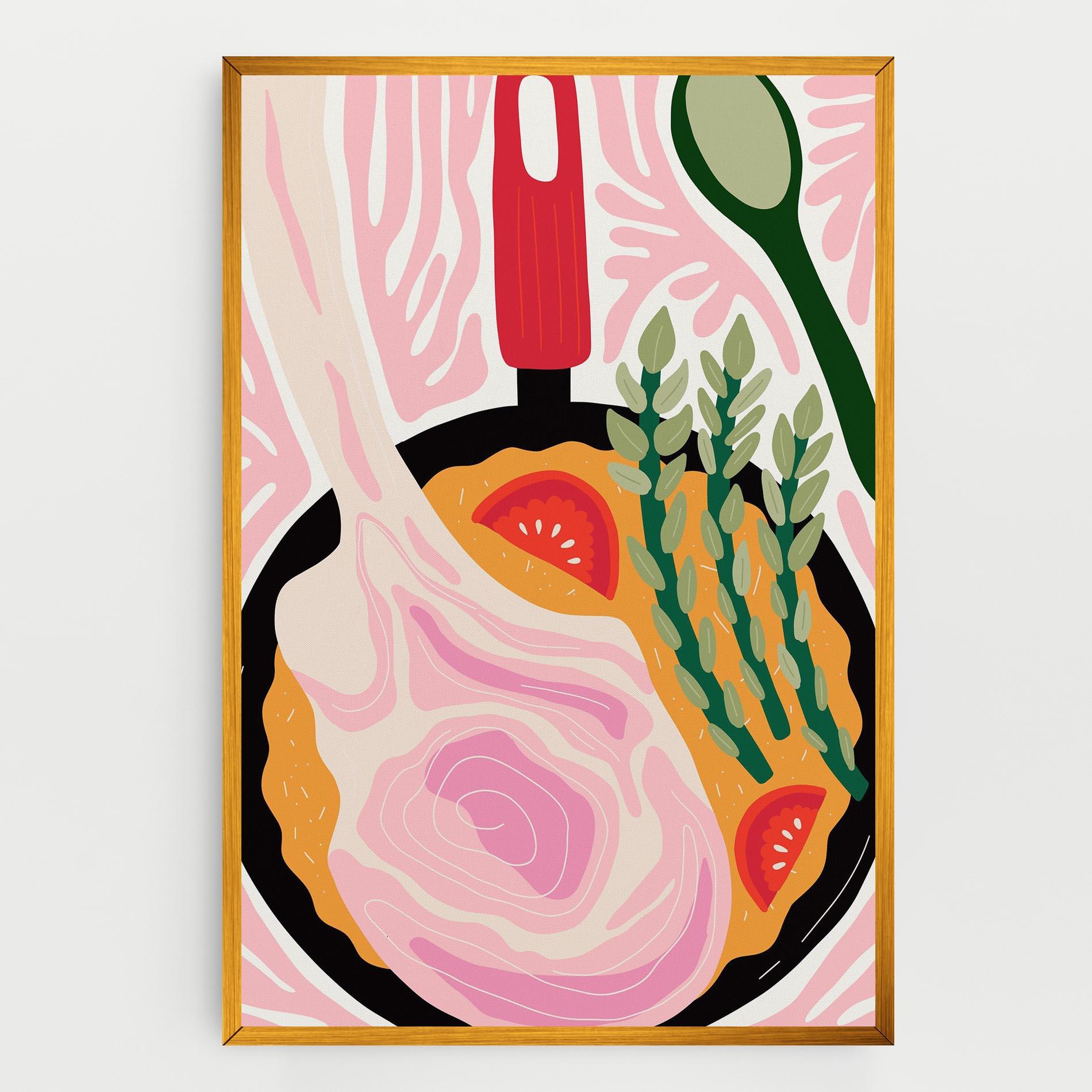 Leinwandbild Cooking mockup 0