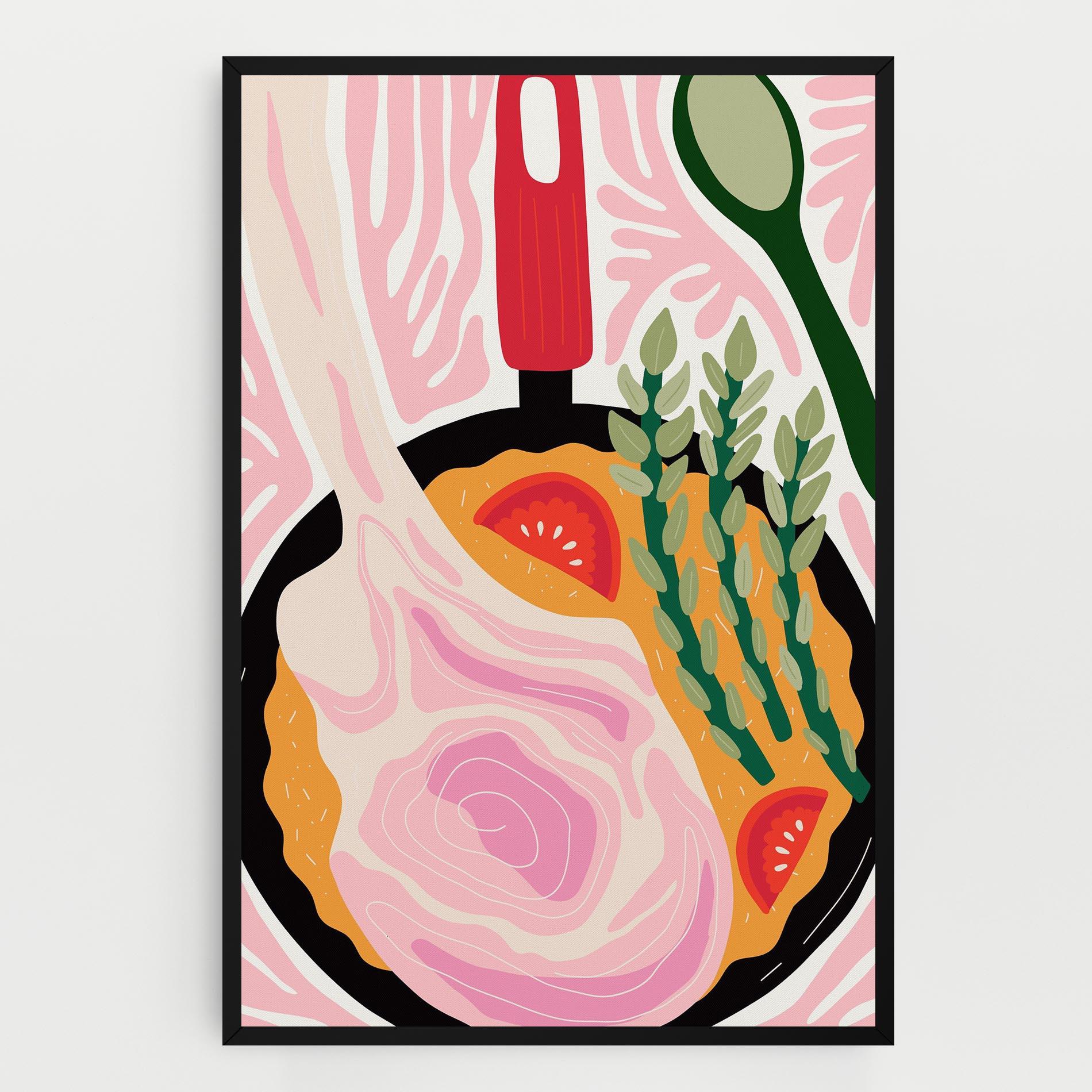 Leinwandbild Cooking mockup 0