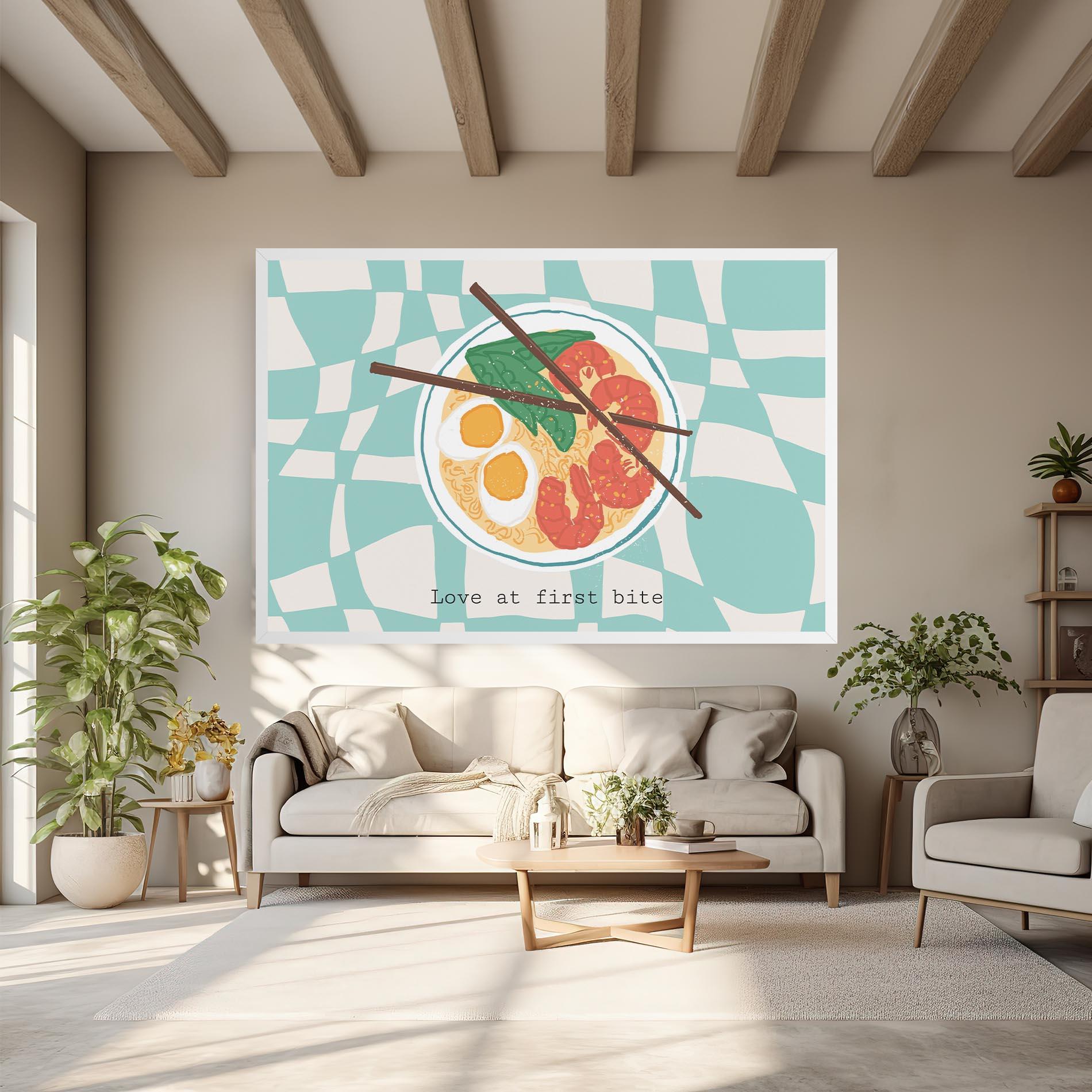 Leinwandbild Food Love mockup 6