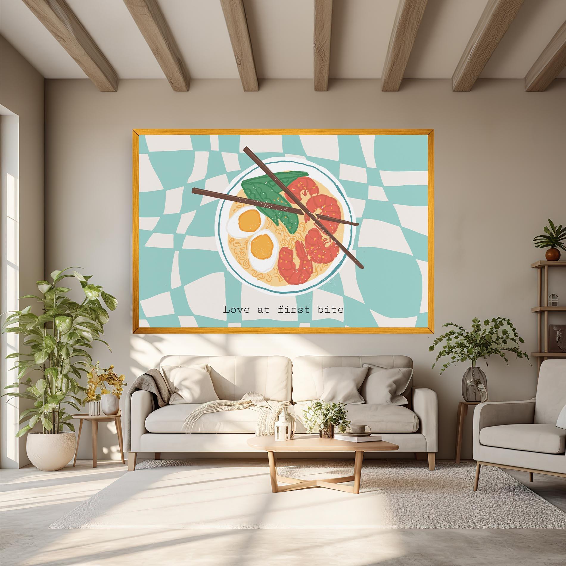 Leinwandbild Food Love mockup 6