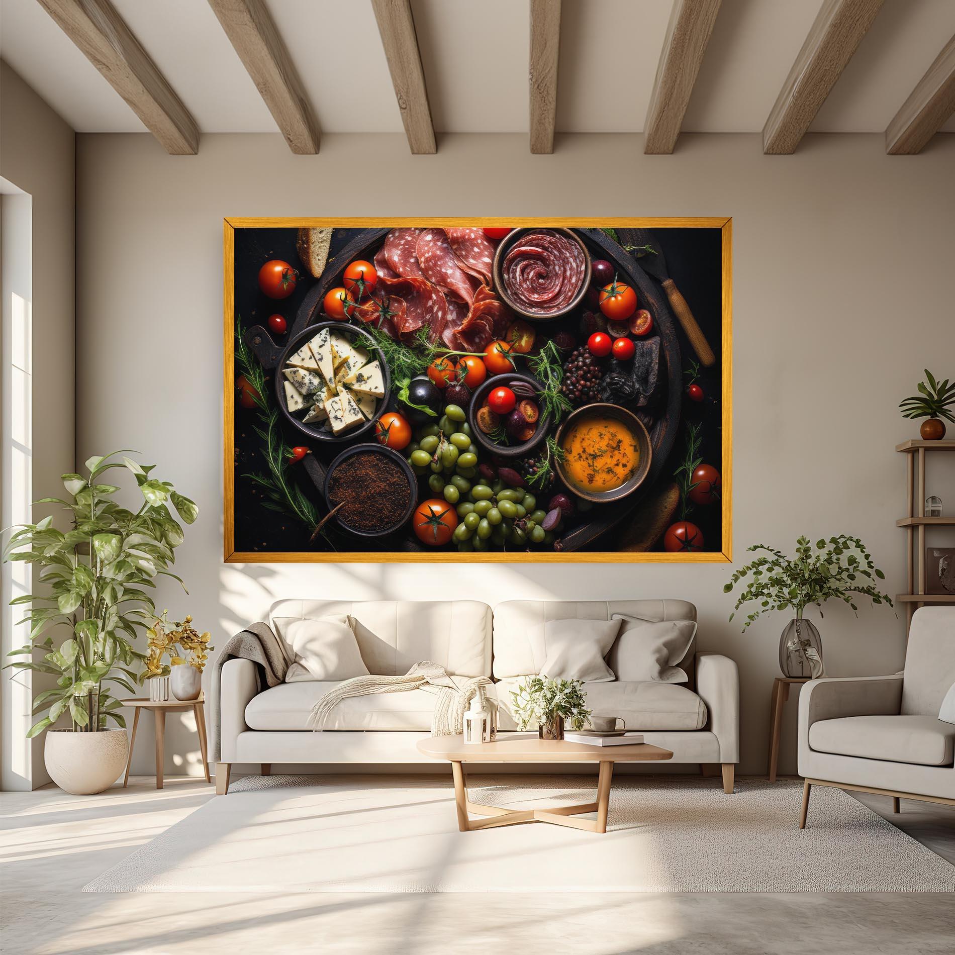 Leinwandbild Meats Assortment mockup 6