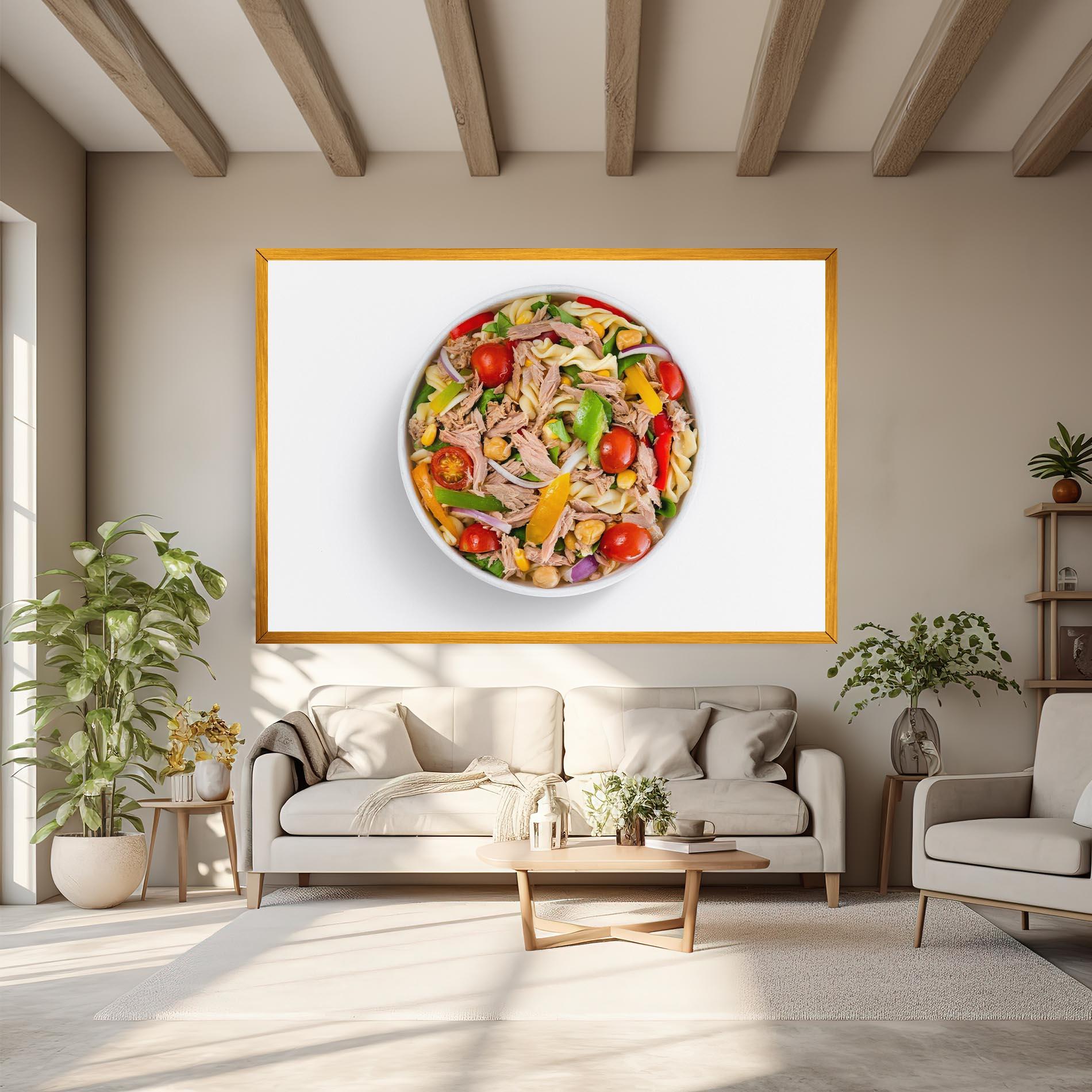 Leinwandbild Tuna Salad mockup 6