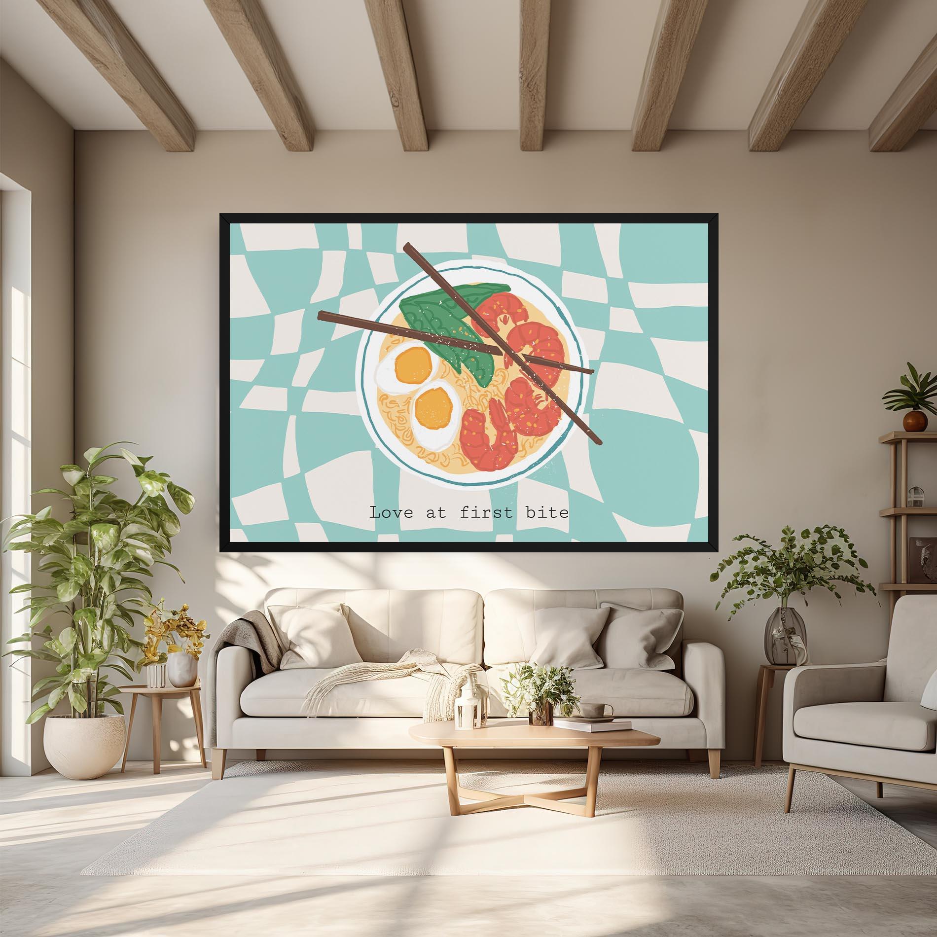 Leinwandbild Food Love mockup 6