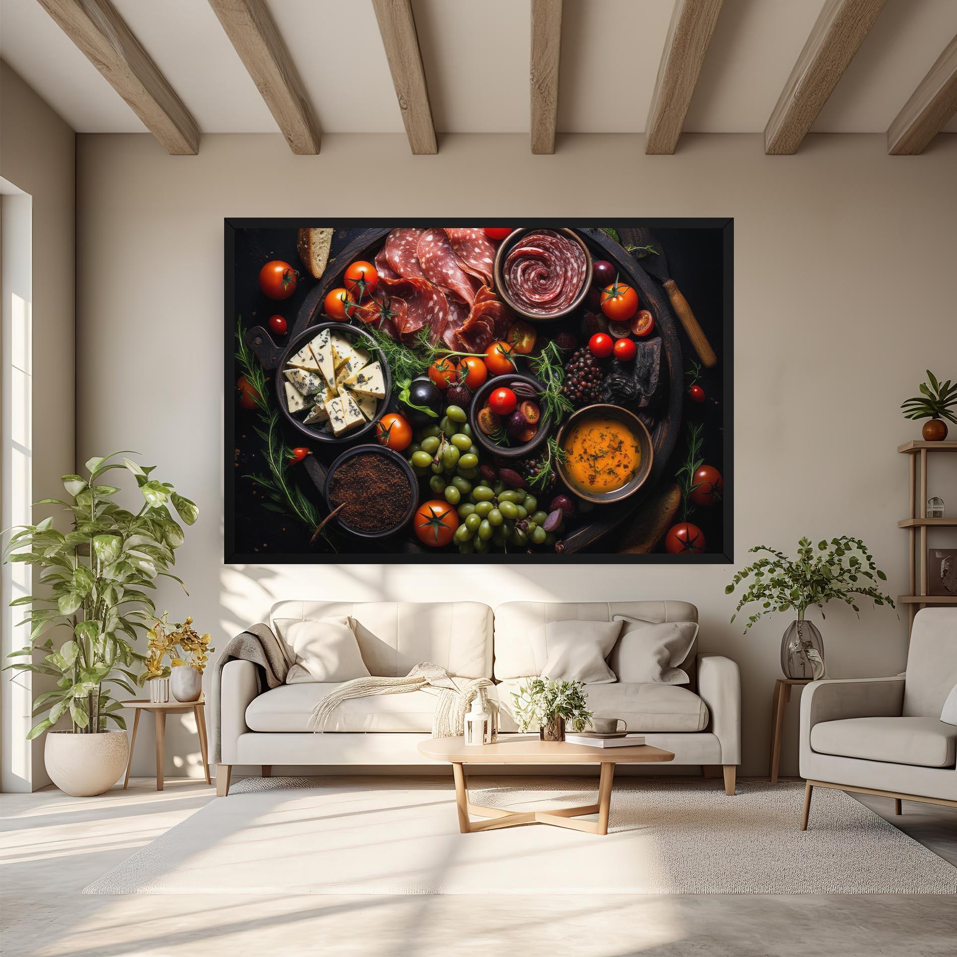 Leinwandbild Meats Assortment mockup 6