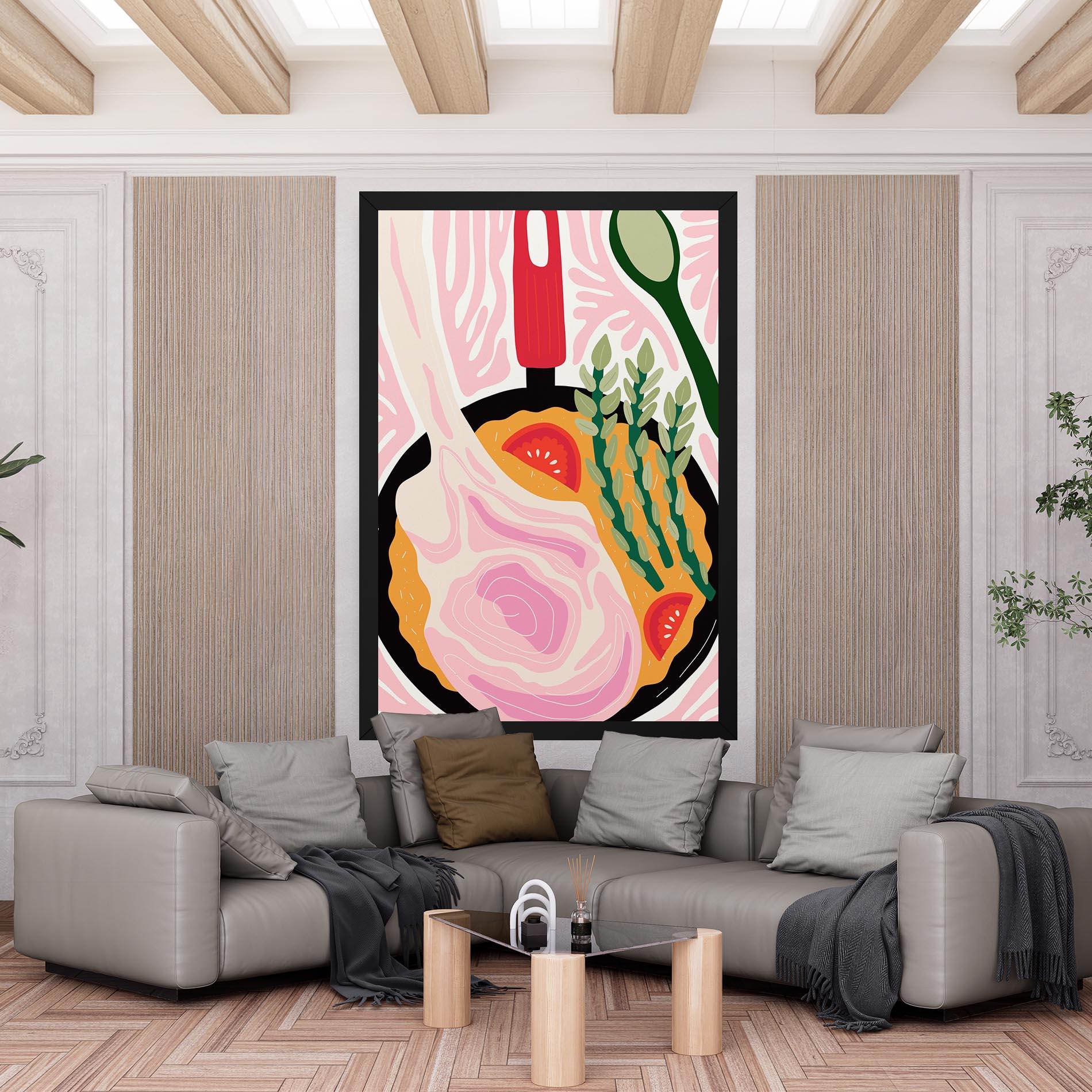 Leinwandbild Cooking mockup 6