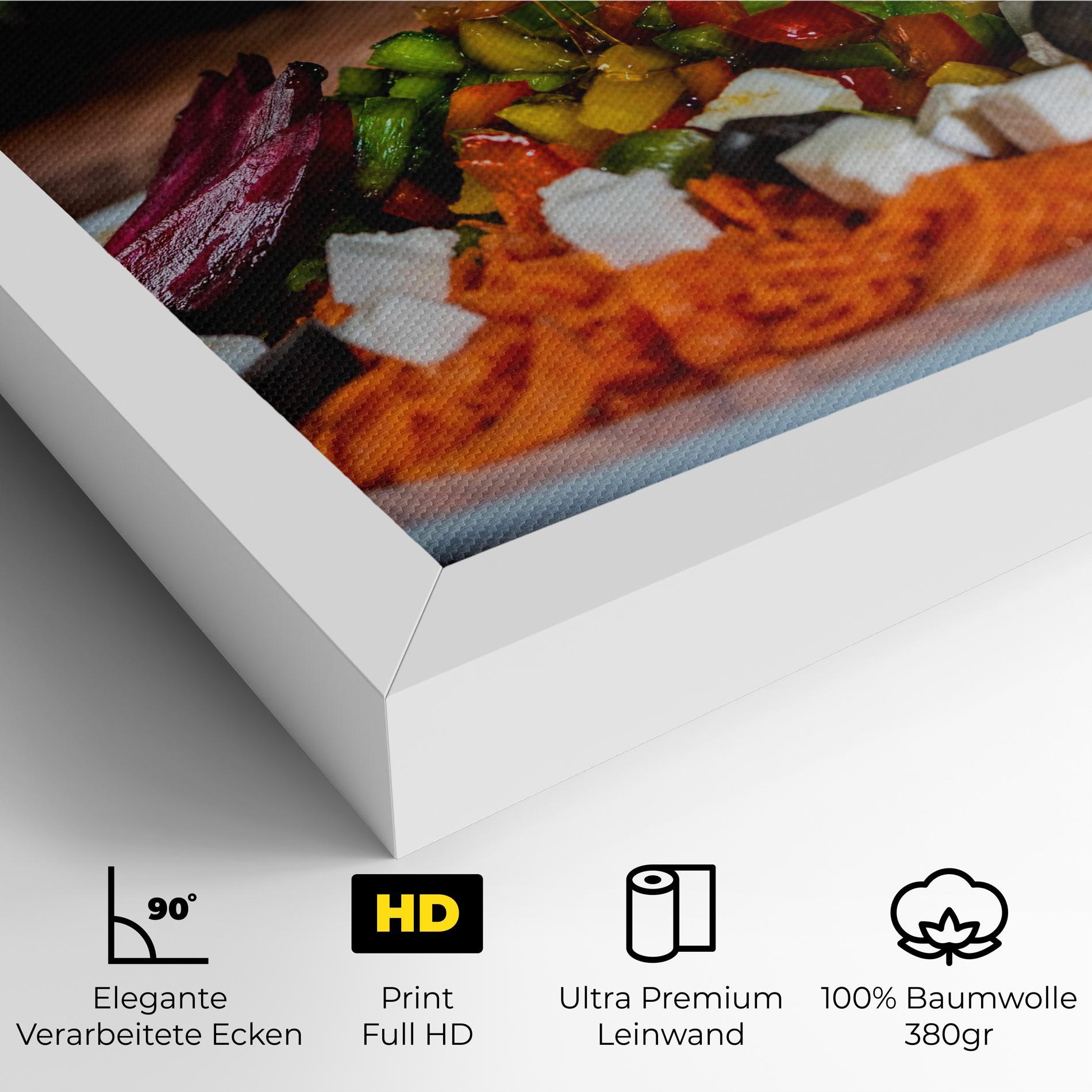 Leinwandbild Honey Over Food mockup 4