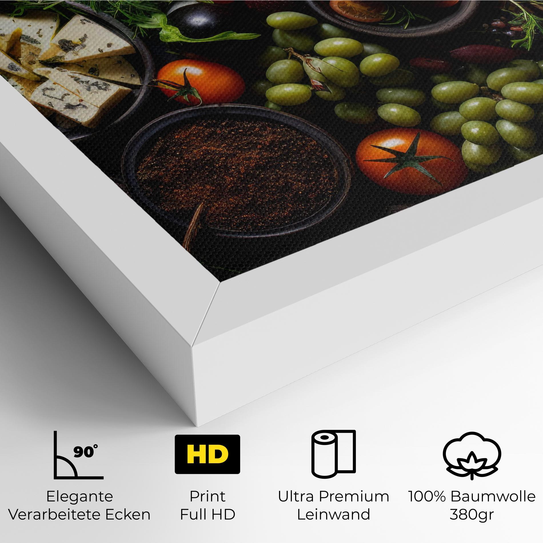 Leinwandbild Meats Assortment mockup 4