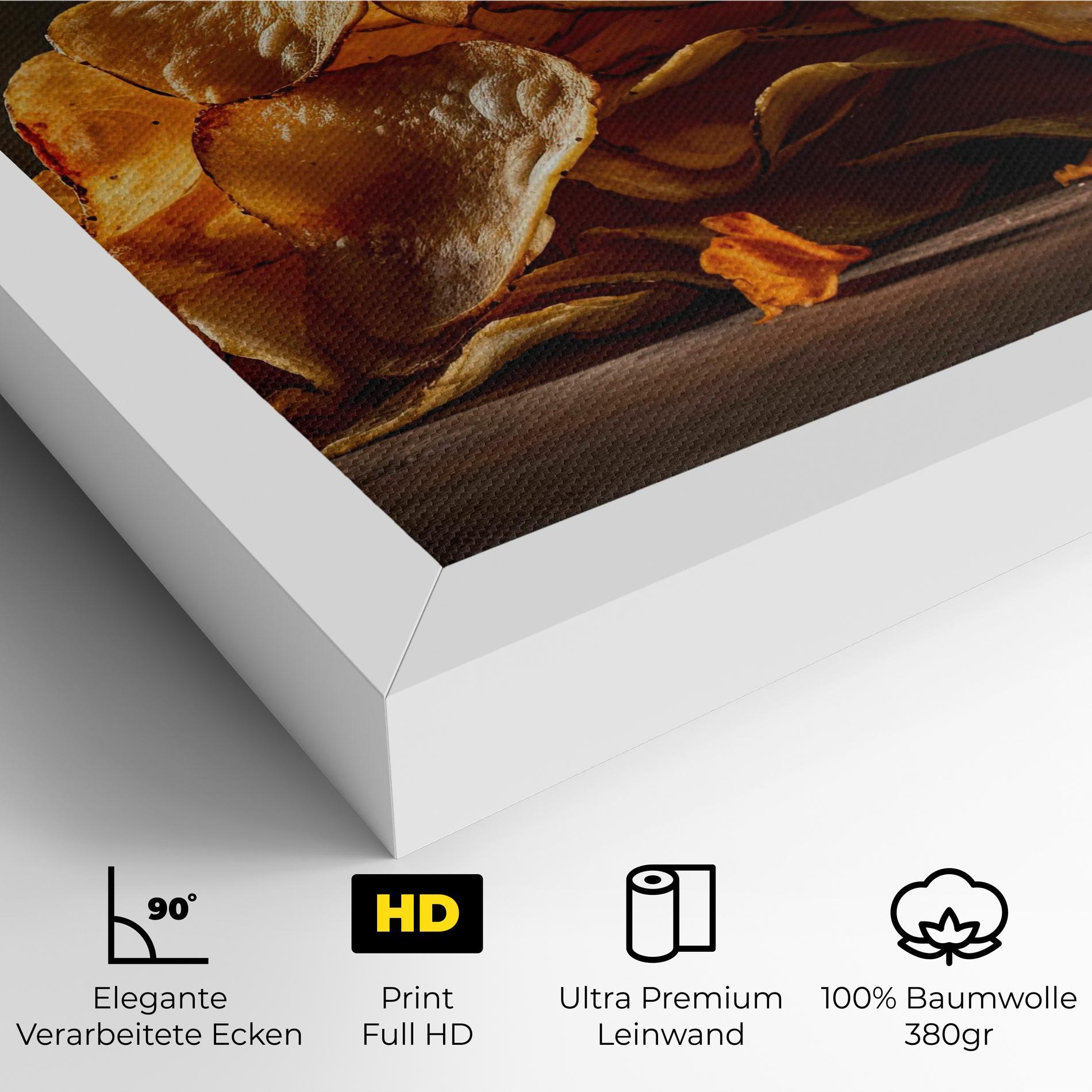 Leinwandbild Potato Chips mockup 4