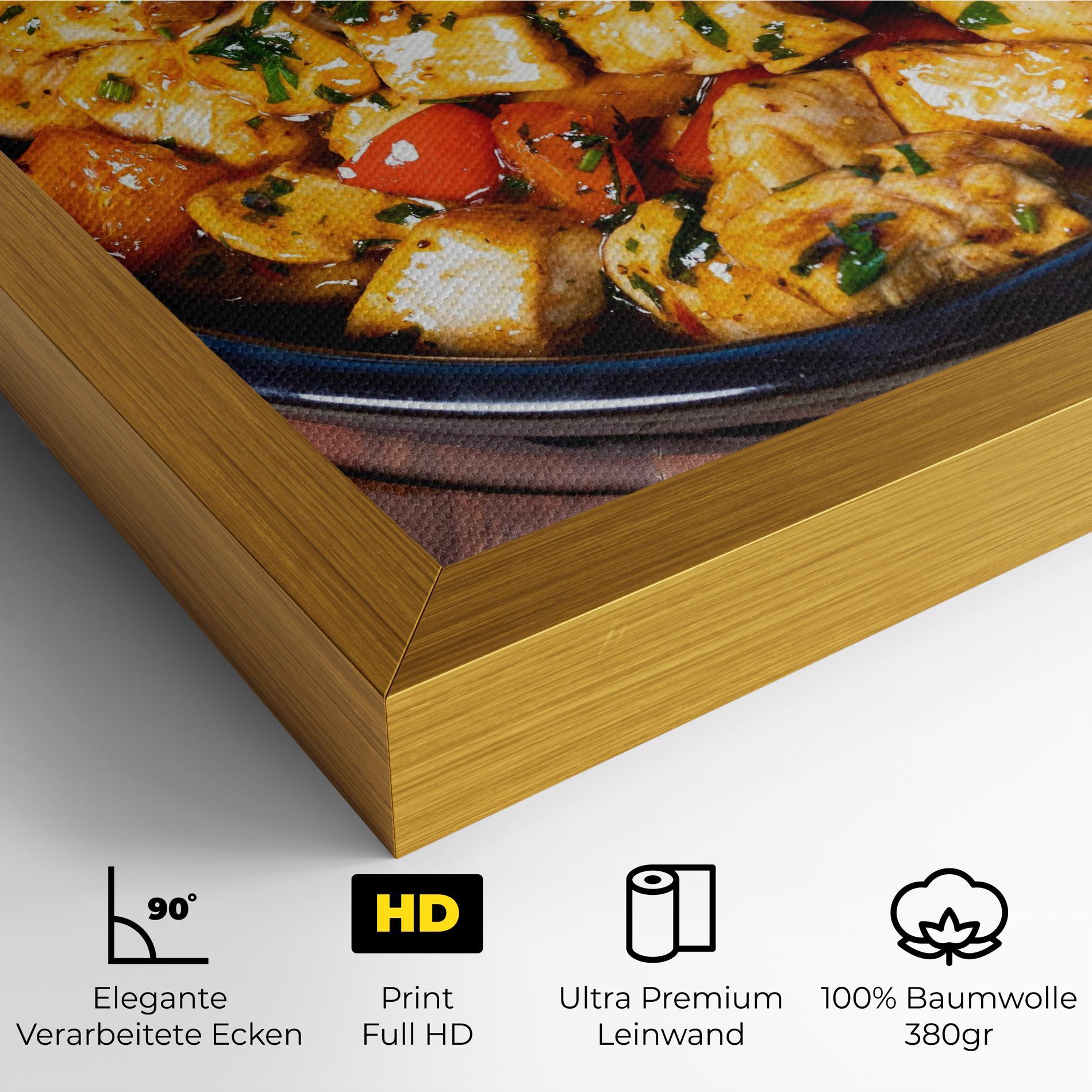 Leinwandbild Chicken Food mockup 4