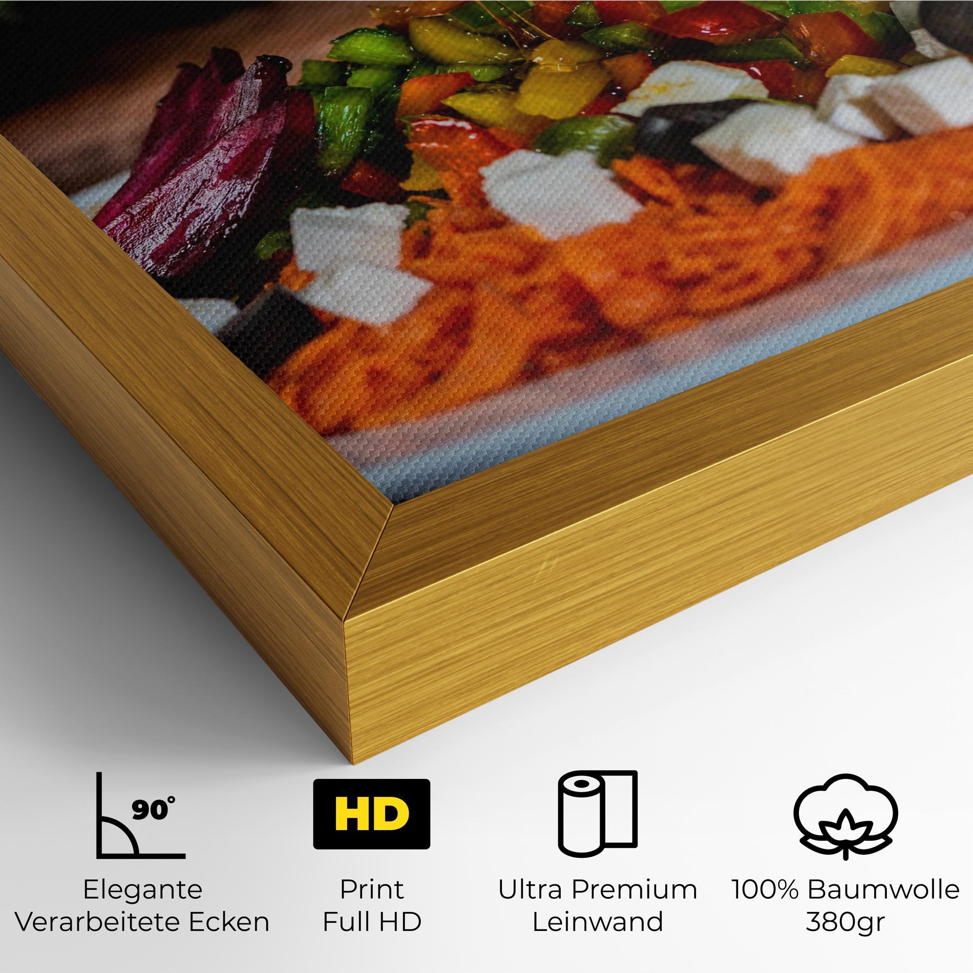 Leinwandbild Honey Over Food mockup 4