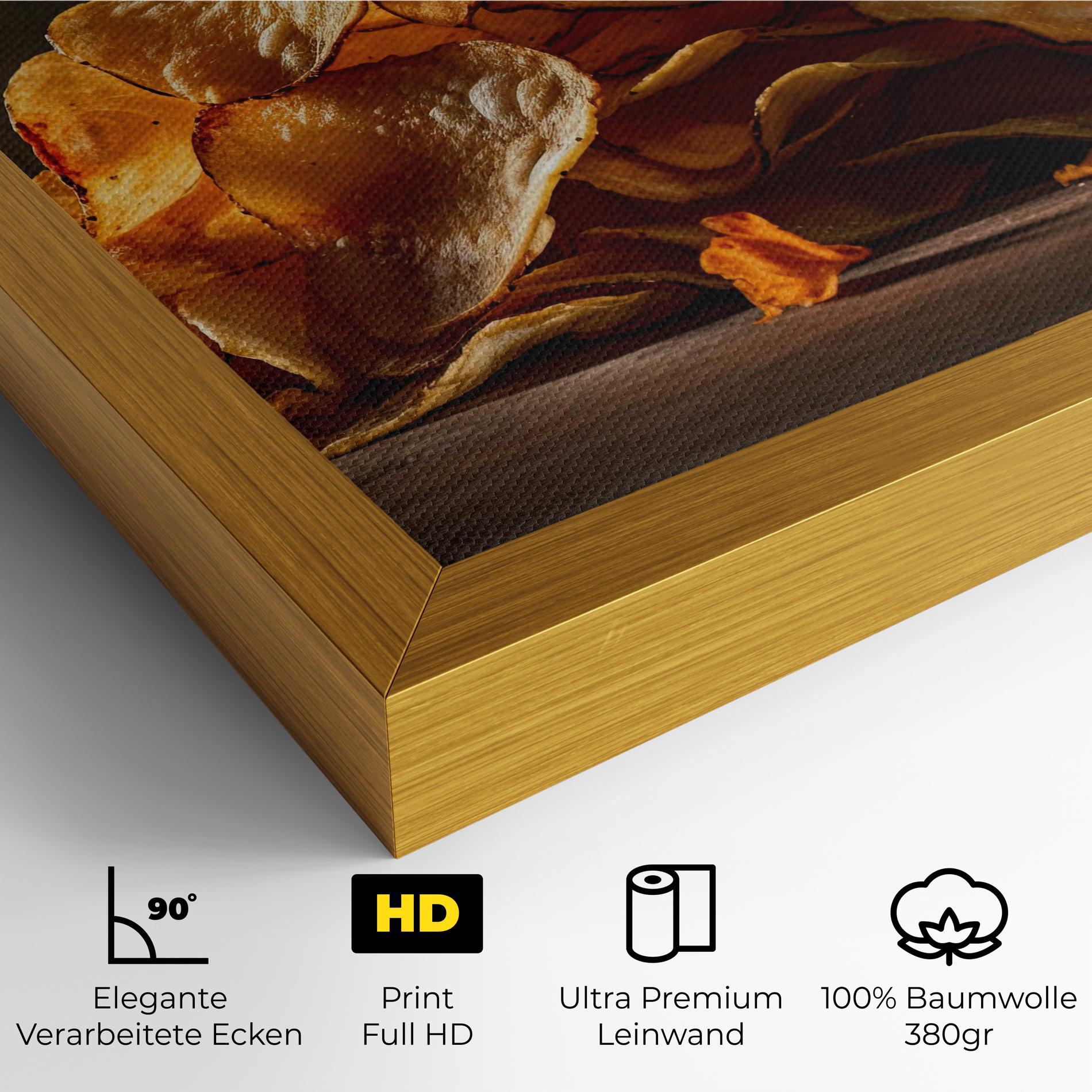 Leinwandbild Potato Chips mockup 4
