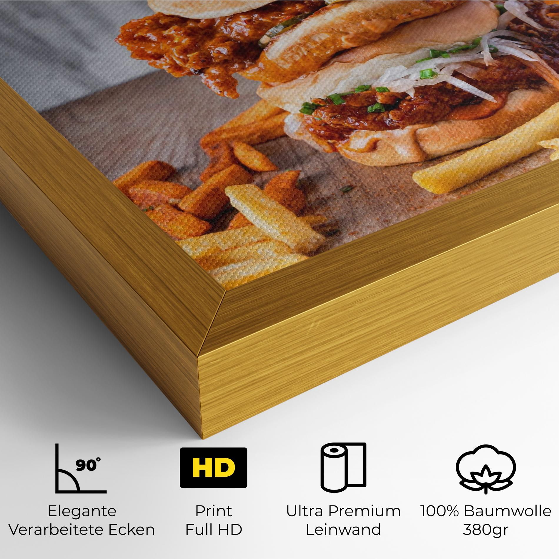 Triple Hamburger mockup 4