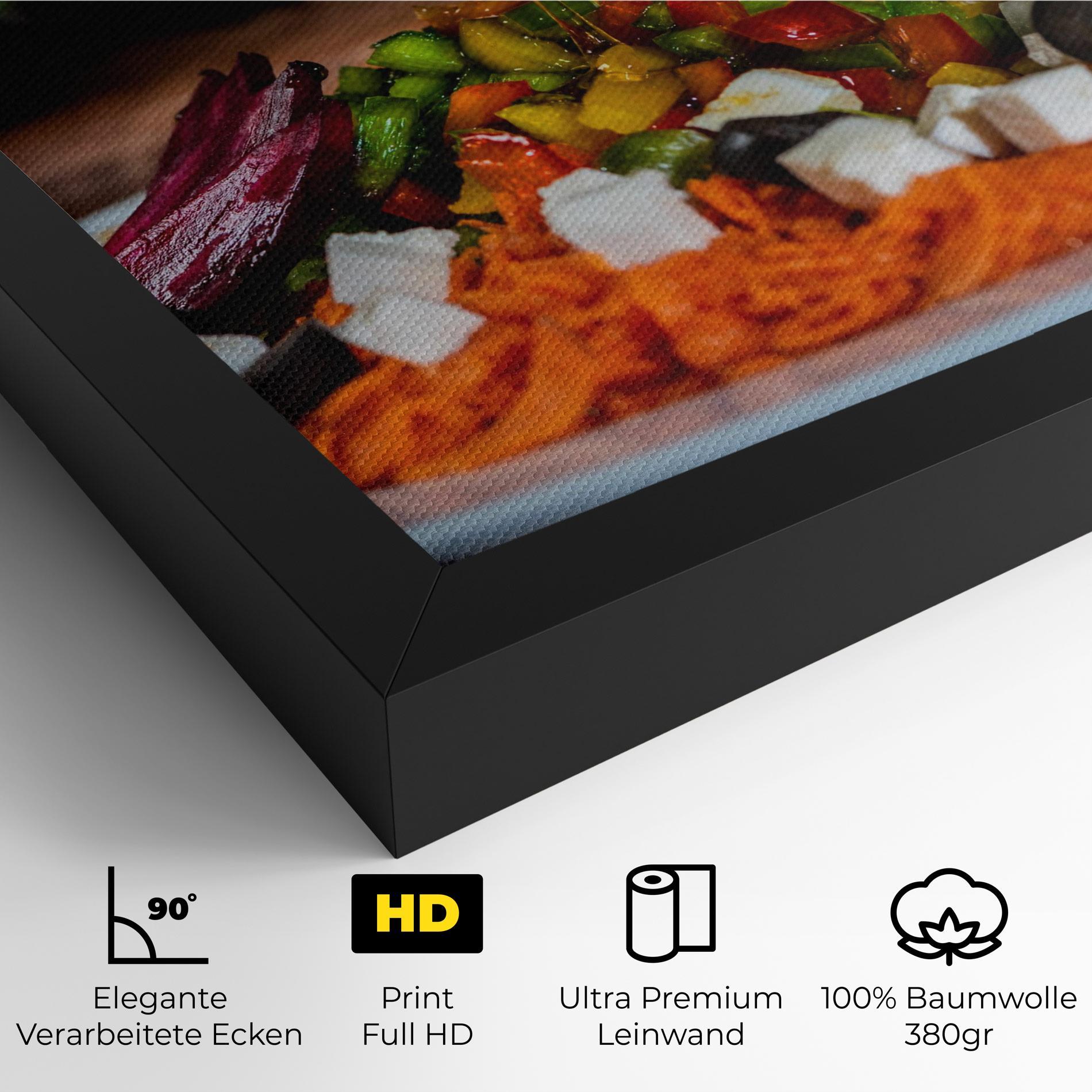 Leinwandbild Honey Over Food mockup 4