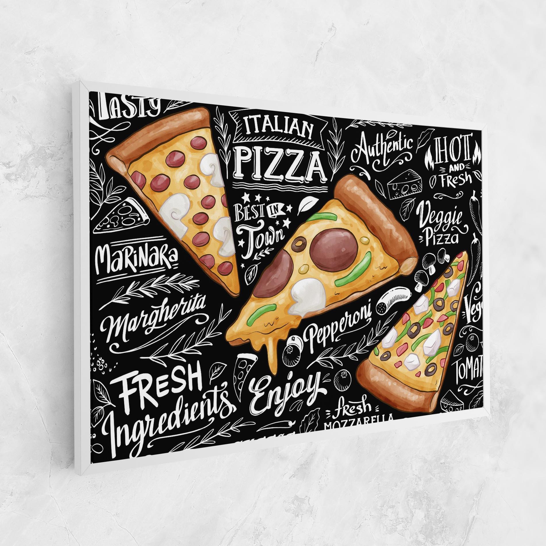 Leinwandbild Enjoy Pizza mockup 1