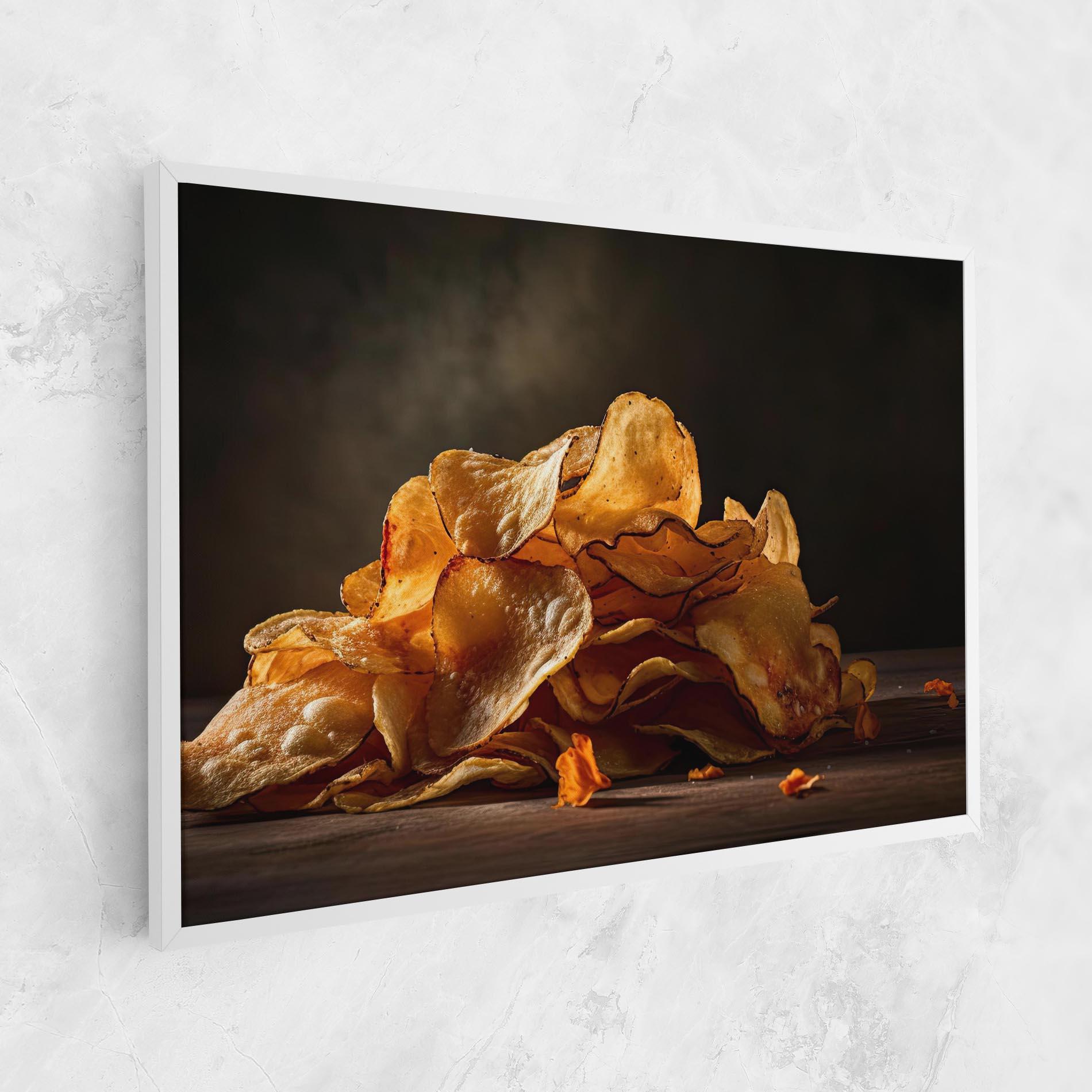 Leinwandbild Potato Chips mockup 1