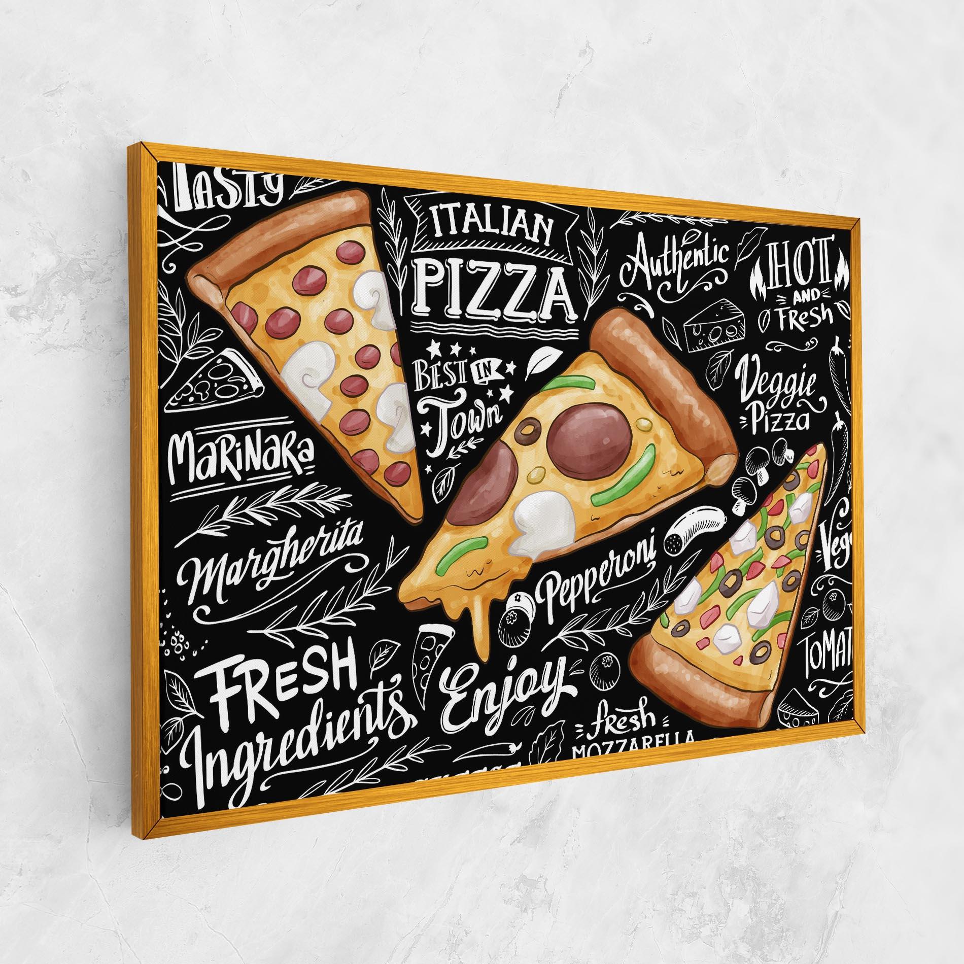 Leinwandbild Enjoy Pizza mockup 1